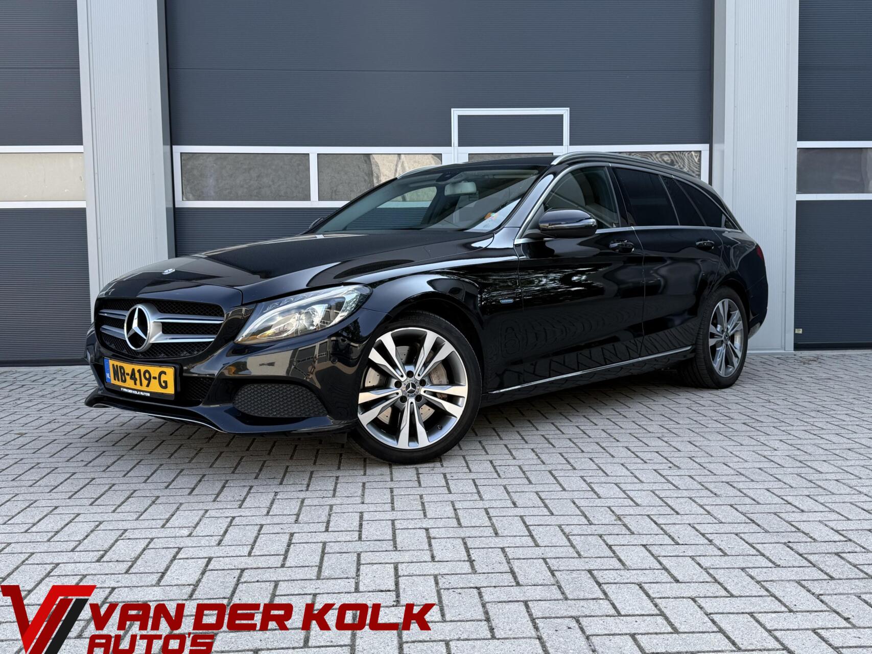 Mercedes-Benz C 350 E 350 e Lease Edition | Xenon | Camera | Half Leder | Navigatie | Cruise | Climate 2016 - voorkant