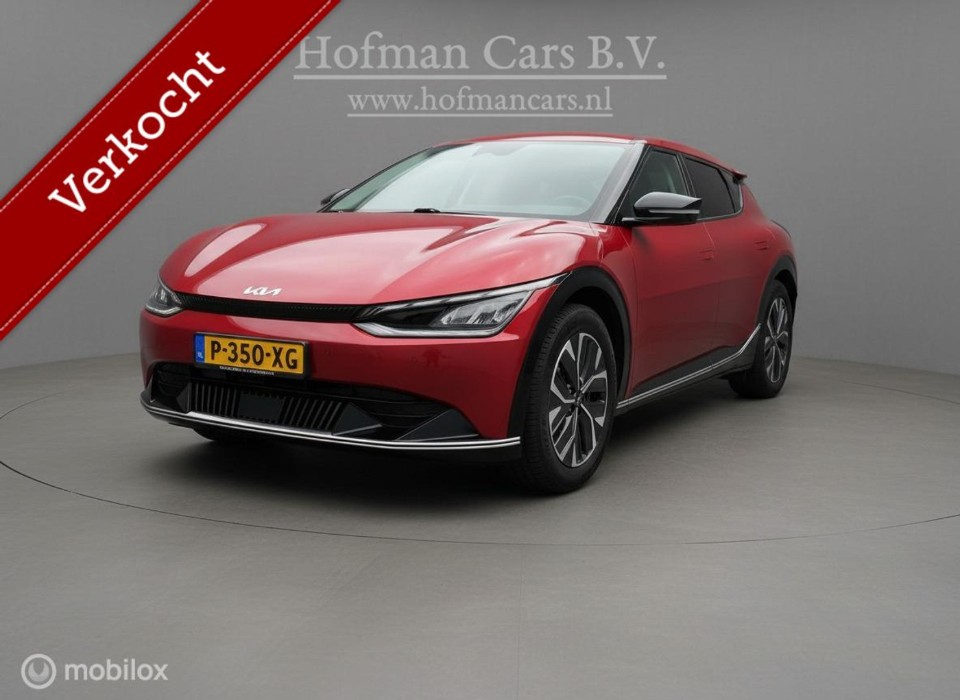 Kia Ev6 Plus 77.4 kWh | Trekhaak 1.600 kg | Camera | Leder | Stoelventilatie | NAP | MOBA Testcertificaat 2022 - voorkant