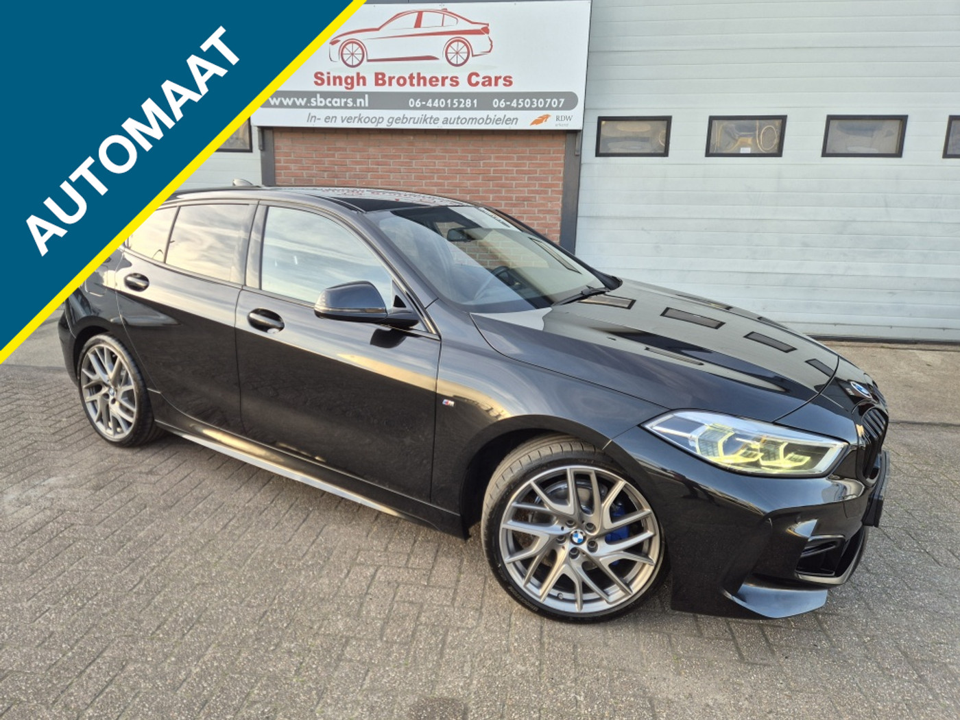 BMW 118i 118i H.EXE AUT M-SPORT C/P LEER NAVI INRUIL MOG!!!! 2019 - voorkant