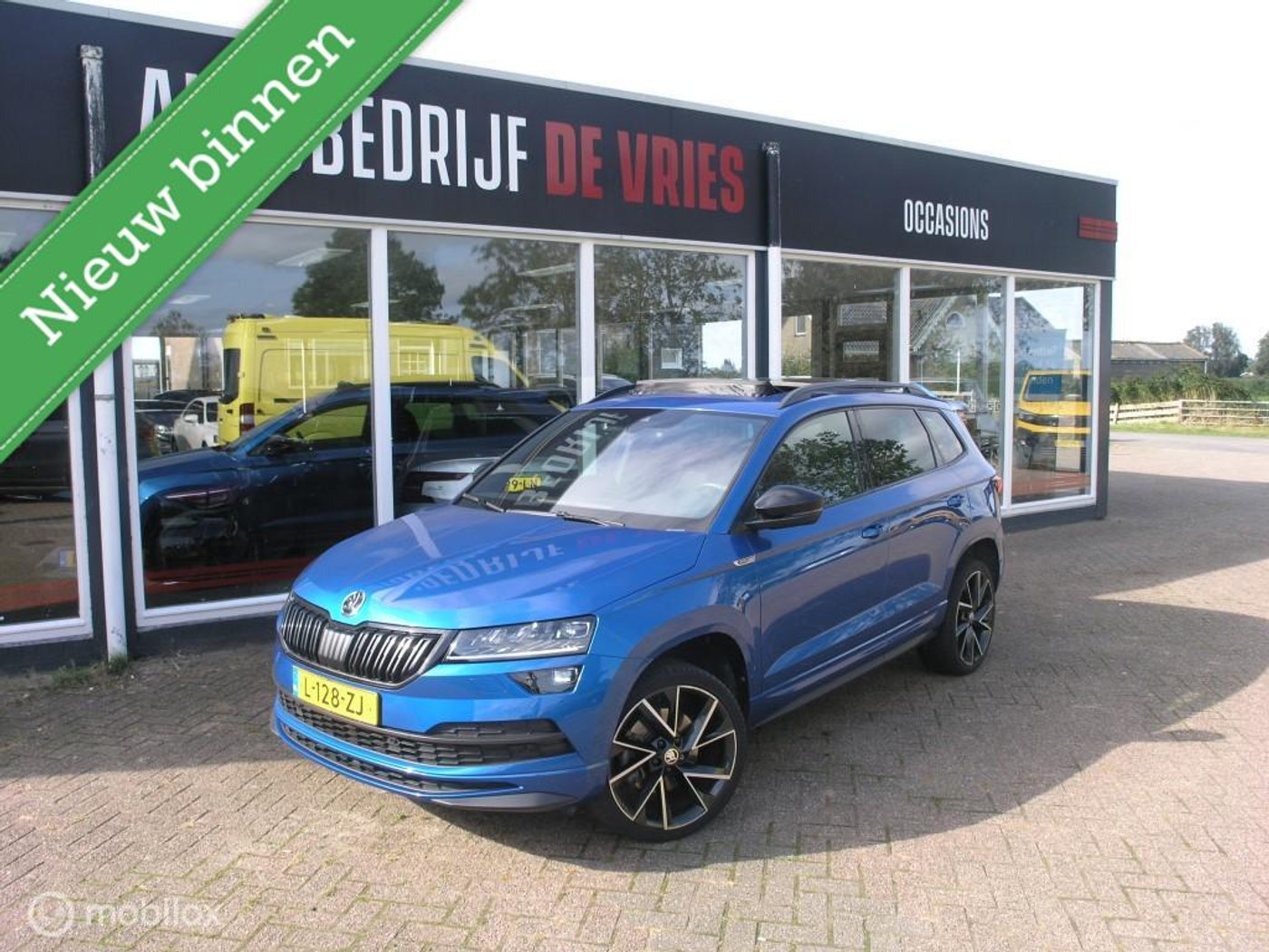 Skoda Karoq 1.5 TSI ACT Sportline Pano/ACC/Virtual/Newmodel 2021 - voorkant