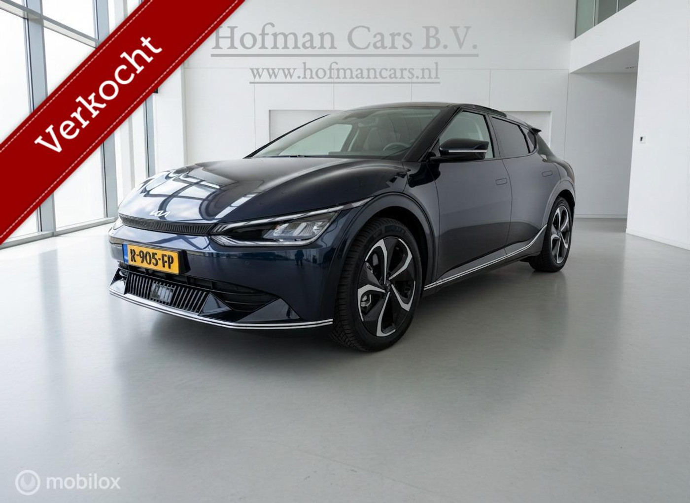 Kia Ev6 Plus Advanced 77,4 kWh | 229 pk | SOH 100% | Trekhaak | Pano | V2L | NL Auto | BTW Incl. 2022 - voorkant