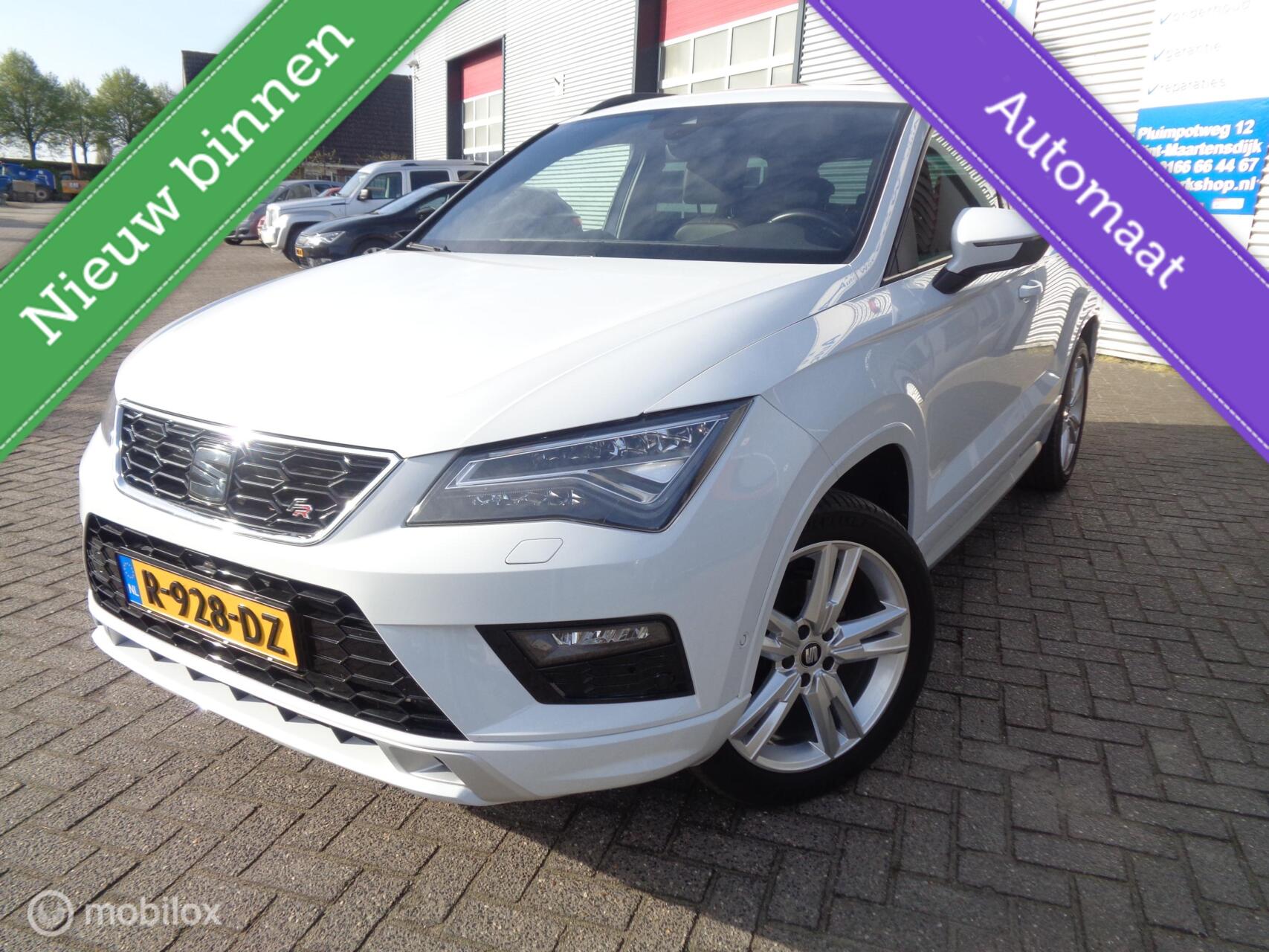 Seat Ateca 1.5 TSI FR/Panoramadak/Leer/Stoelverw/Carplay/18''/LED/Virtual/Trekhaak/Key Less 2019 - voorkant