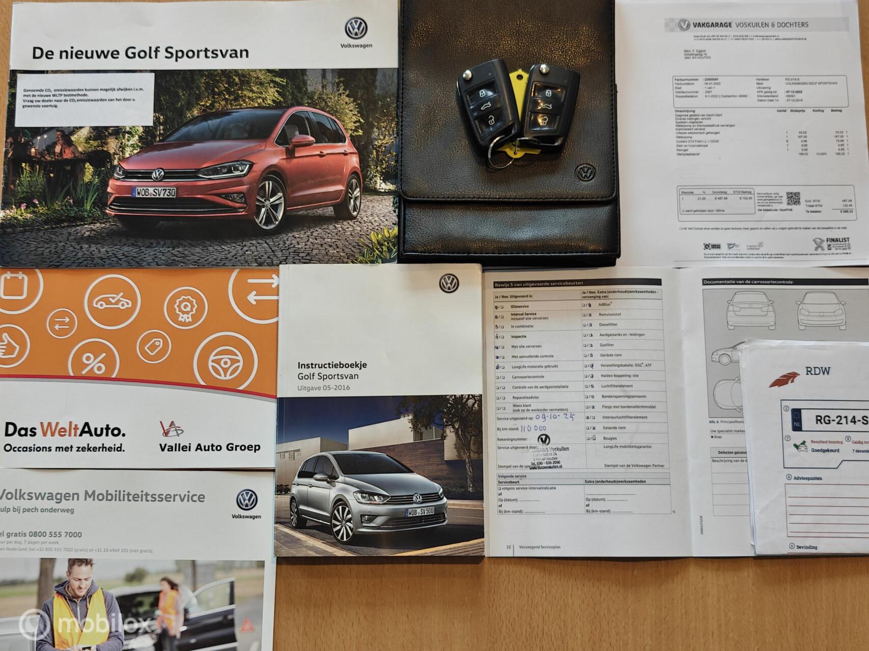 Foto van Volkswagen Golf Sportsvan