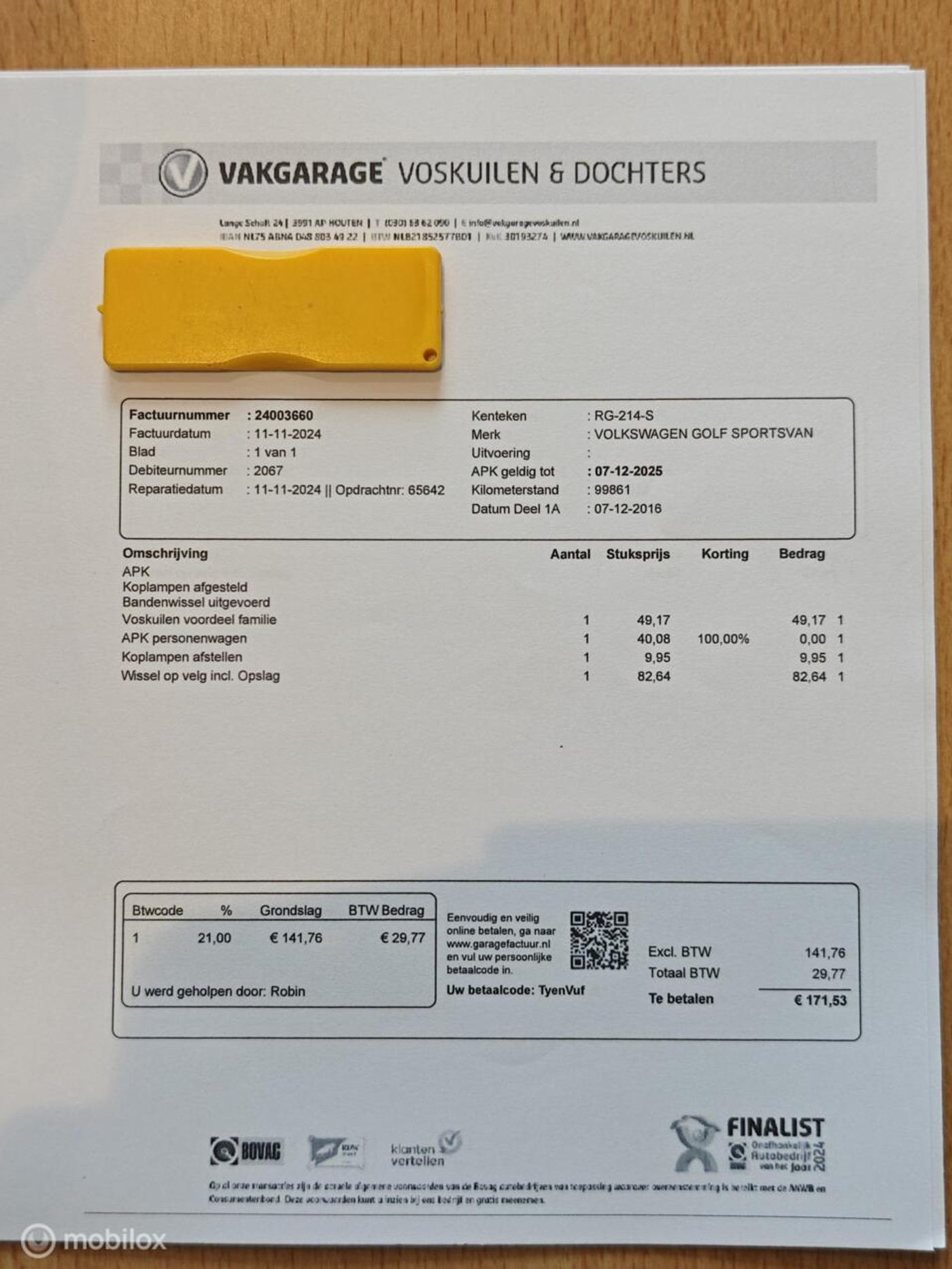 Foto van Volkswagen Golf Sportsvan
