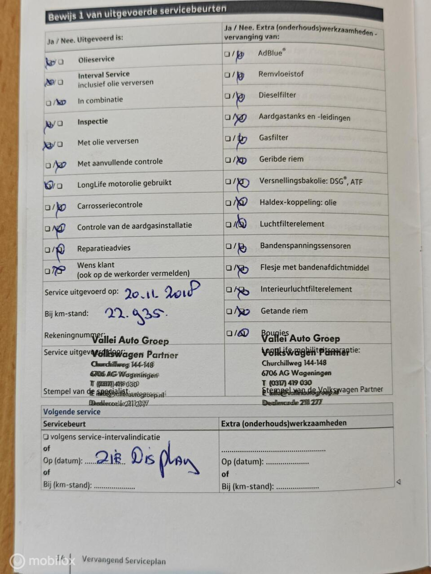 Foto van Volkswagen Golf Sportsvan