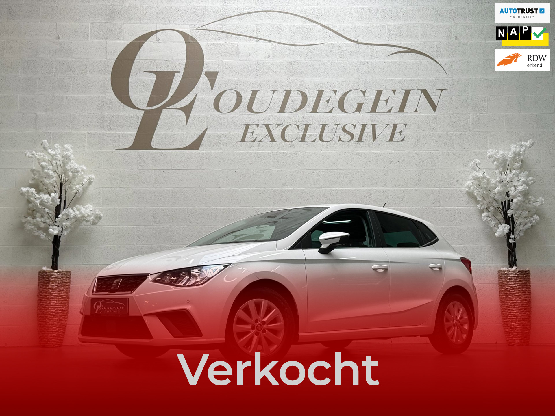 Seat Ibiza 1.0 TSI Style Intense / Camera / Carplay + Android Auto / Adaptive Cruise / PDC V+A / Garantie / 2018 - voorkant