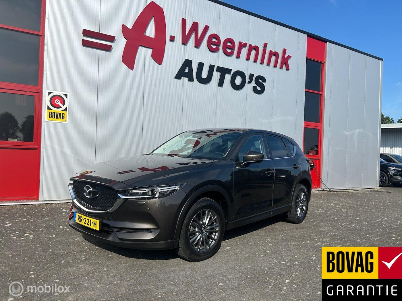 Mazda Mazda Cx-5 2.0 SkyActiv-G 165 Skylease GT Leder Bose Trekhaak 2018 - voorkant