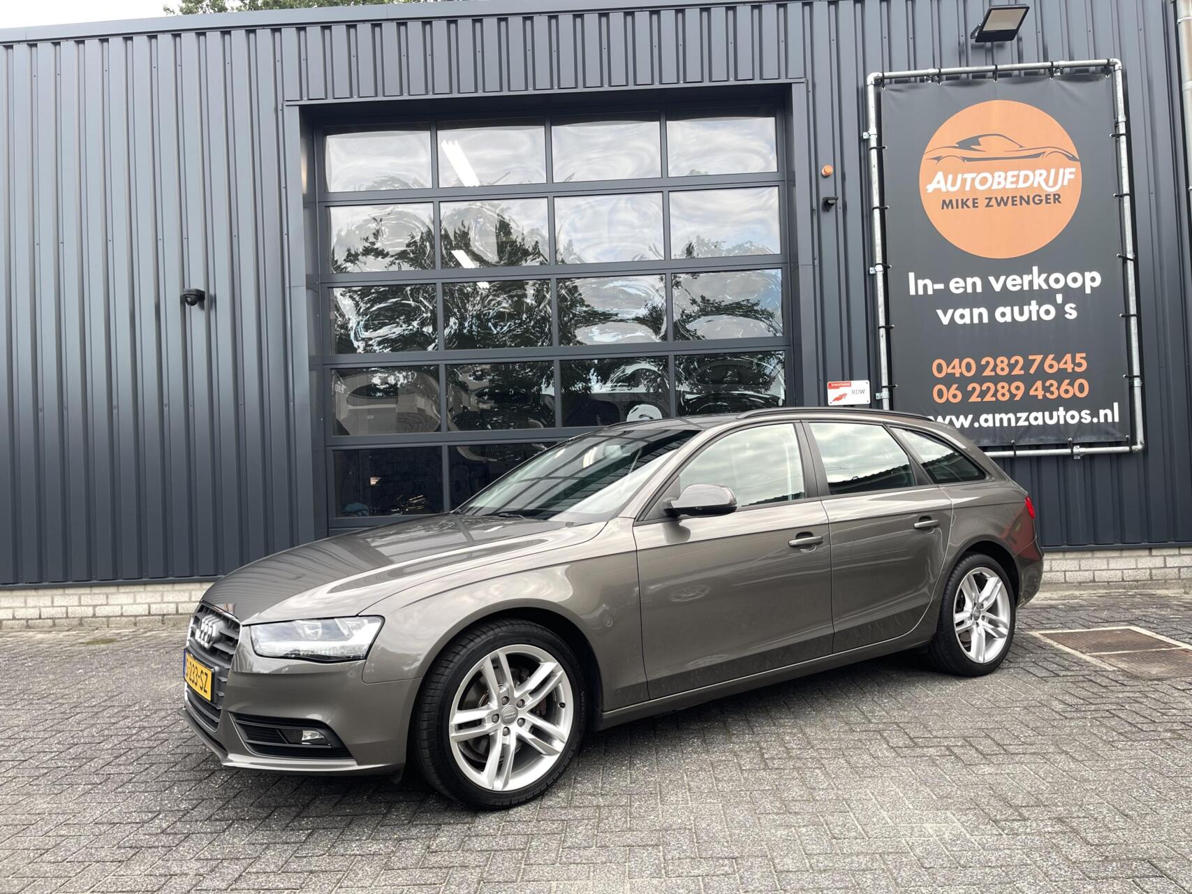 Audi A4 Avant 1.8 TFSI Pro Line LEER|NAVIGATIE|TREKHAAK|CRUISE CONTROL|CLIMATE AIRCO|STOELVERWARMING 2014 - voorkant