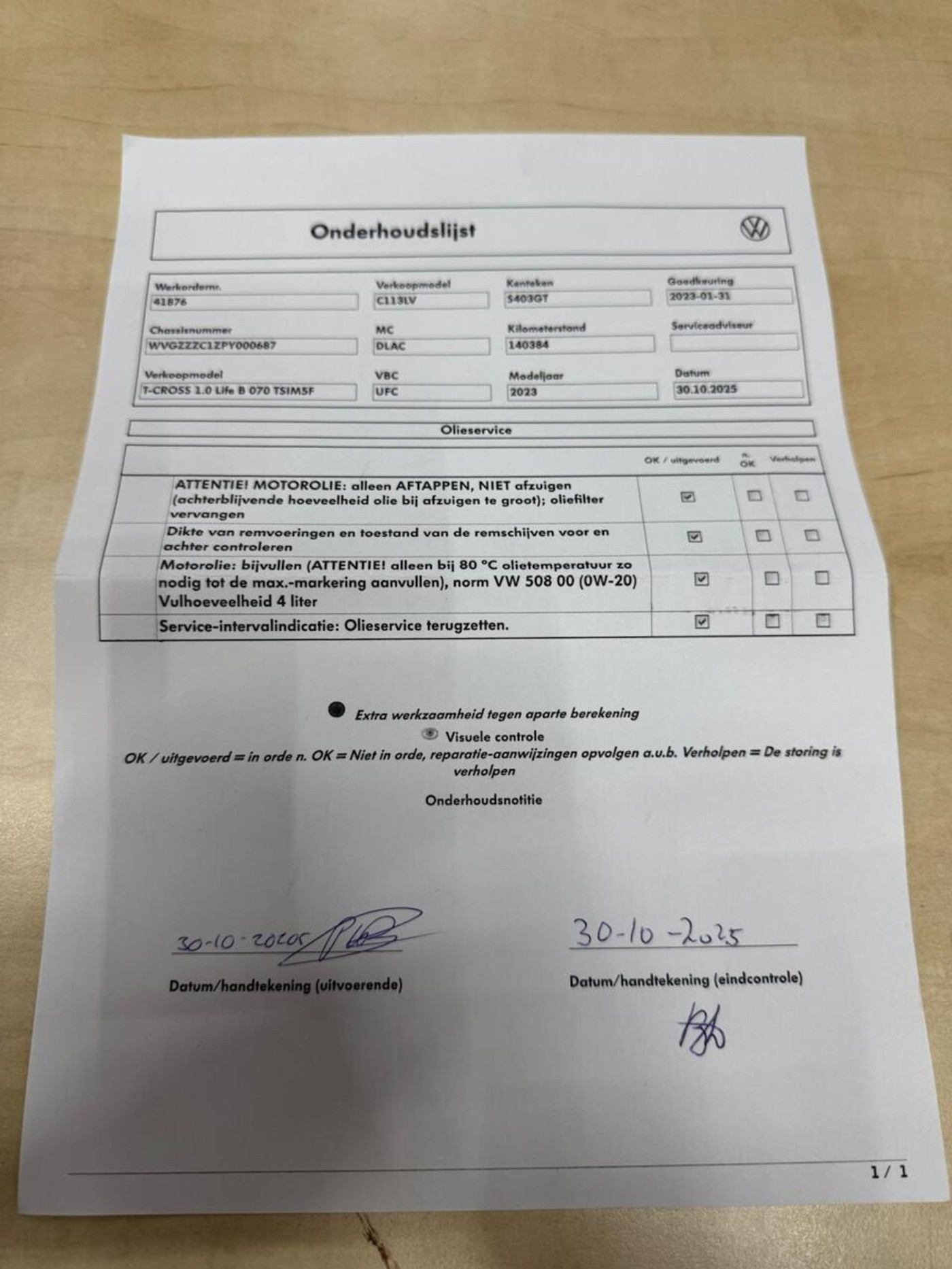 Foto van Volkswagen T-cross