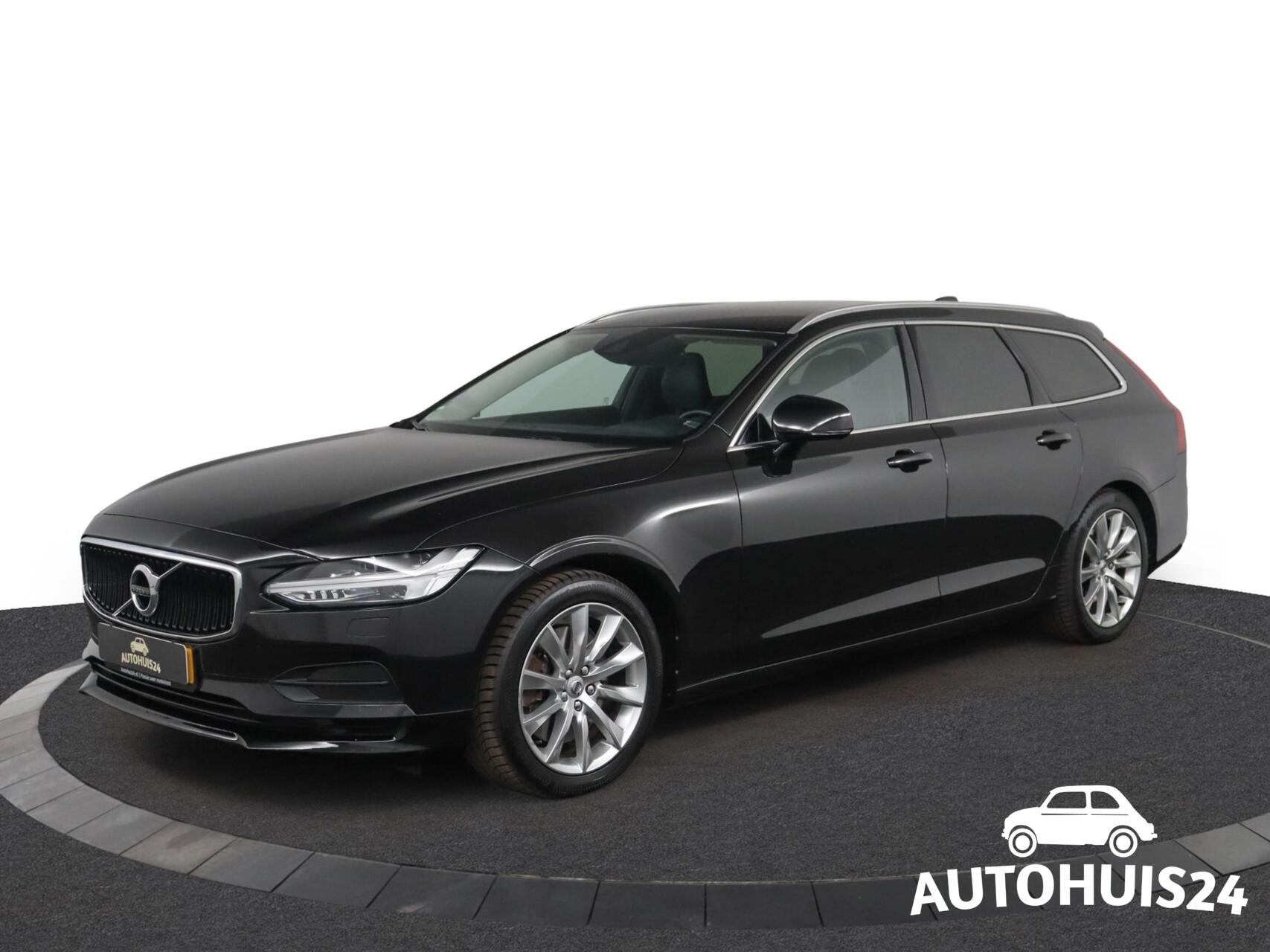 Volvo V90 2.0 T4 Momentum KEYLESS|TREKHAAK|PILOT|LED|LEDER 2018 - voorkant