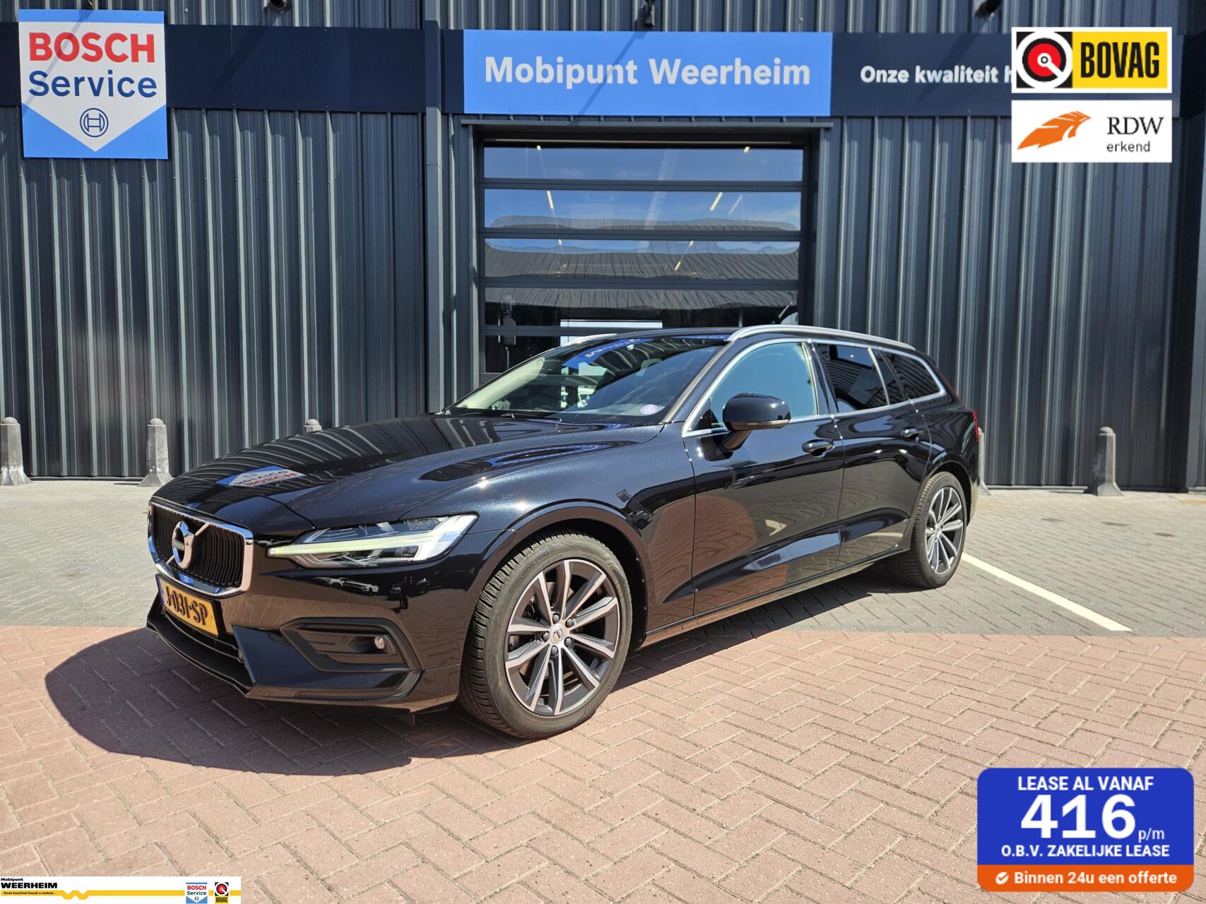 Volvo V60 2.0 B3 Mild Hybrid Business Pro | Pano-dak | Camera 2020 - voorkant