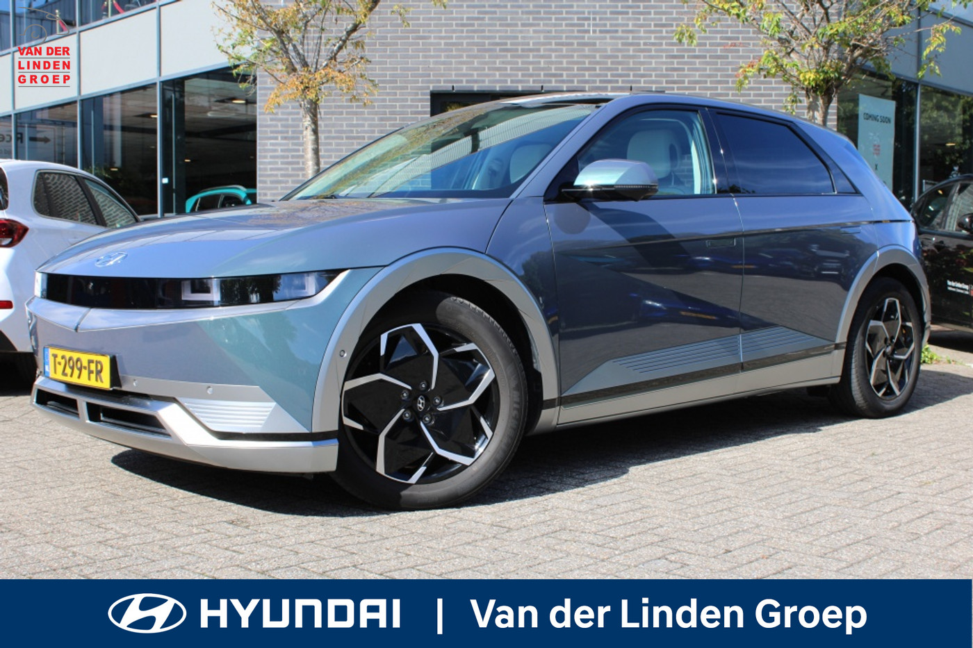Hyundai Ioniq5 Lounge 77.4 kWh BOSE/360 Cam./Carplay/19"/Warmtepomp "RIJKLAARPRIJS" 2023 - voorkant