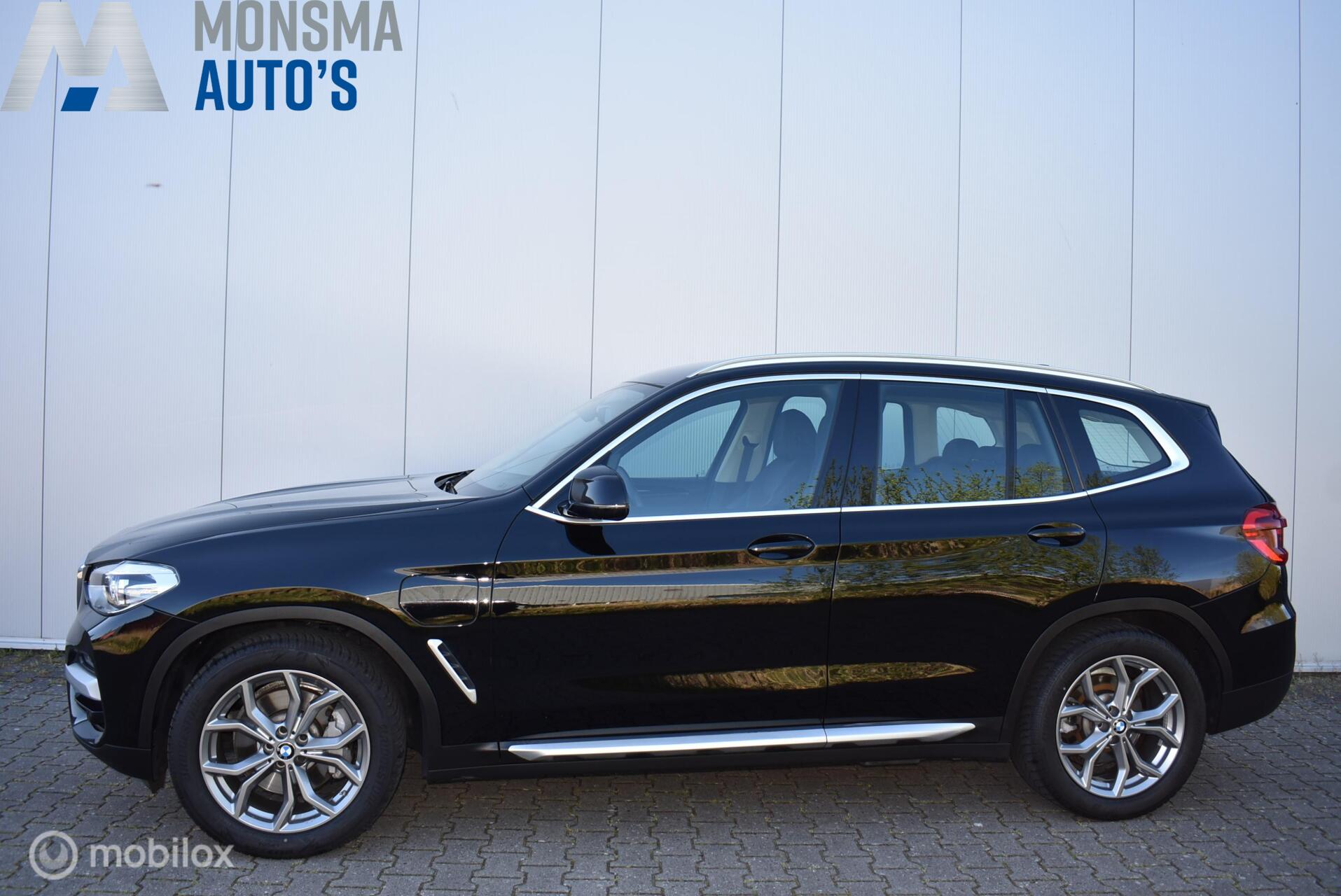 BMW X3 Xdrive30e xDrive30e High Exe Schwarz ll Live Cockpit H/K Trekhaak 2020 - voorkant