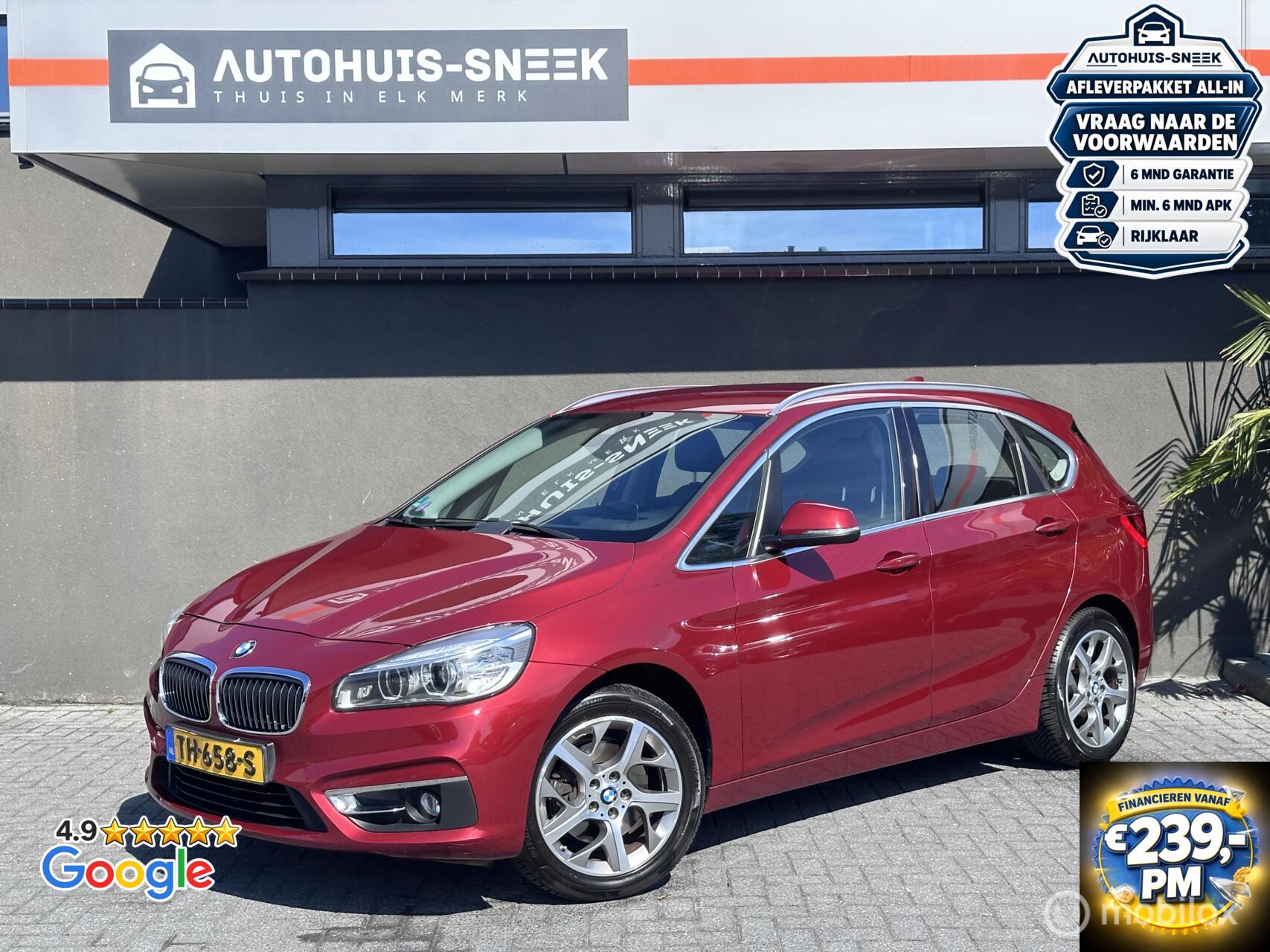 BMW 218i Active Tourer 218i Essential Executive 2015 - voorkant