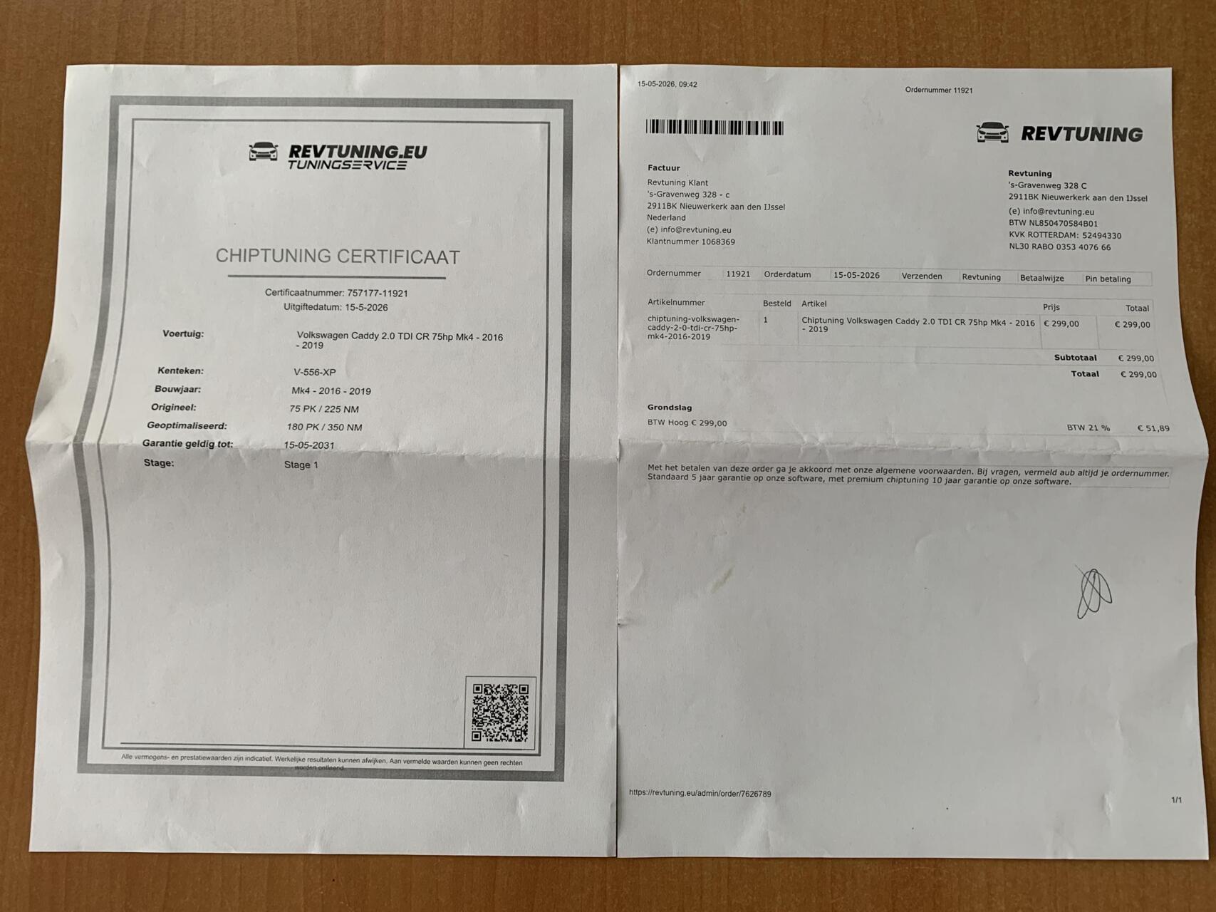 Foto van Volkswagen Caddy