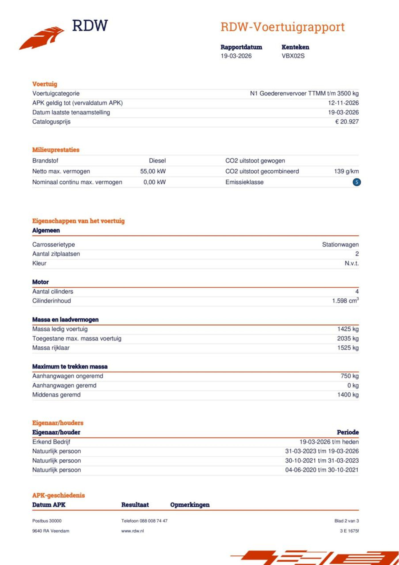 Foto van Volkswagen Caddy