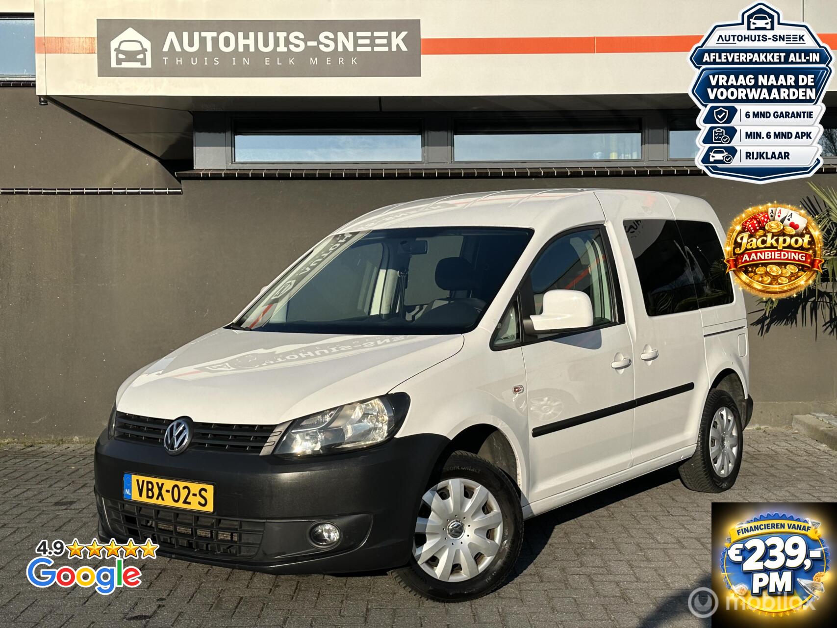 Volkswagen Caddy 1.6 TDI Baseline BMT 2013 - voorkant
