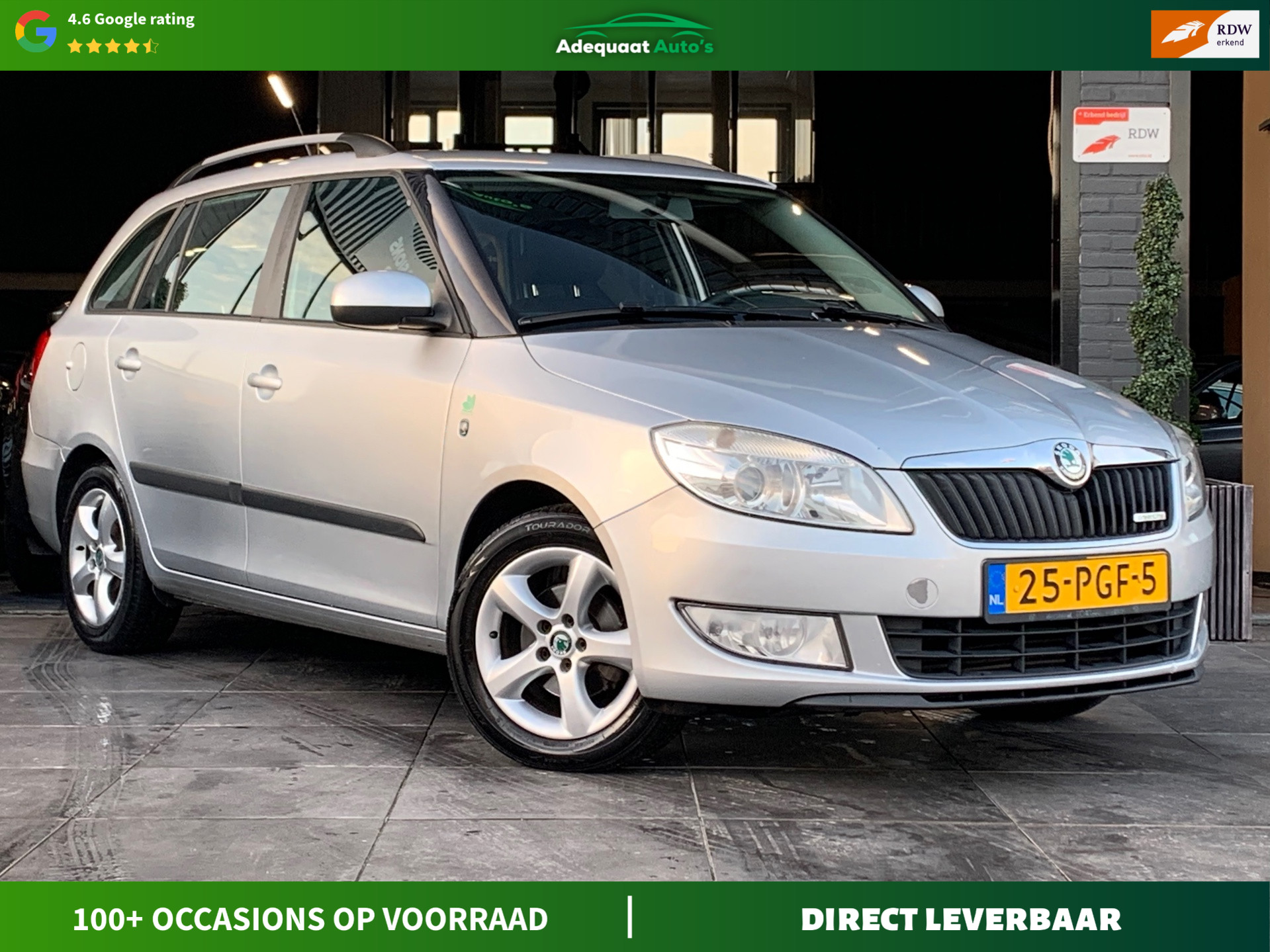 Skoda Fabia 1.2 TDI Greenline|Airco|Cruise|Trekhaak 2011 - voorkant