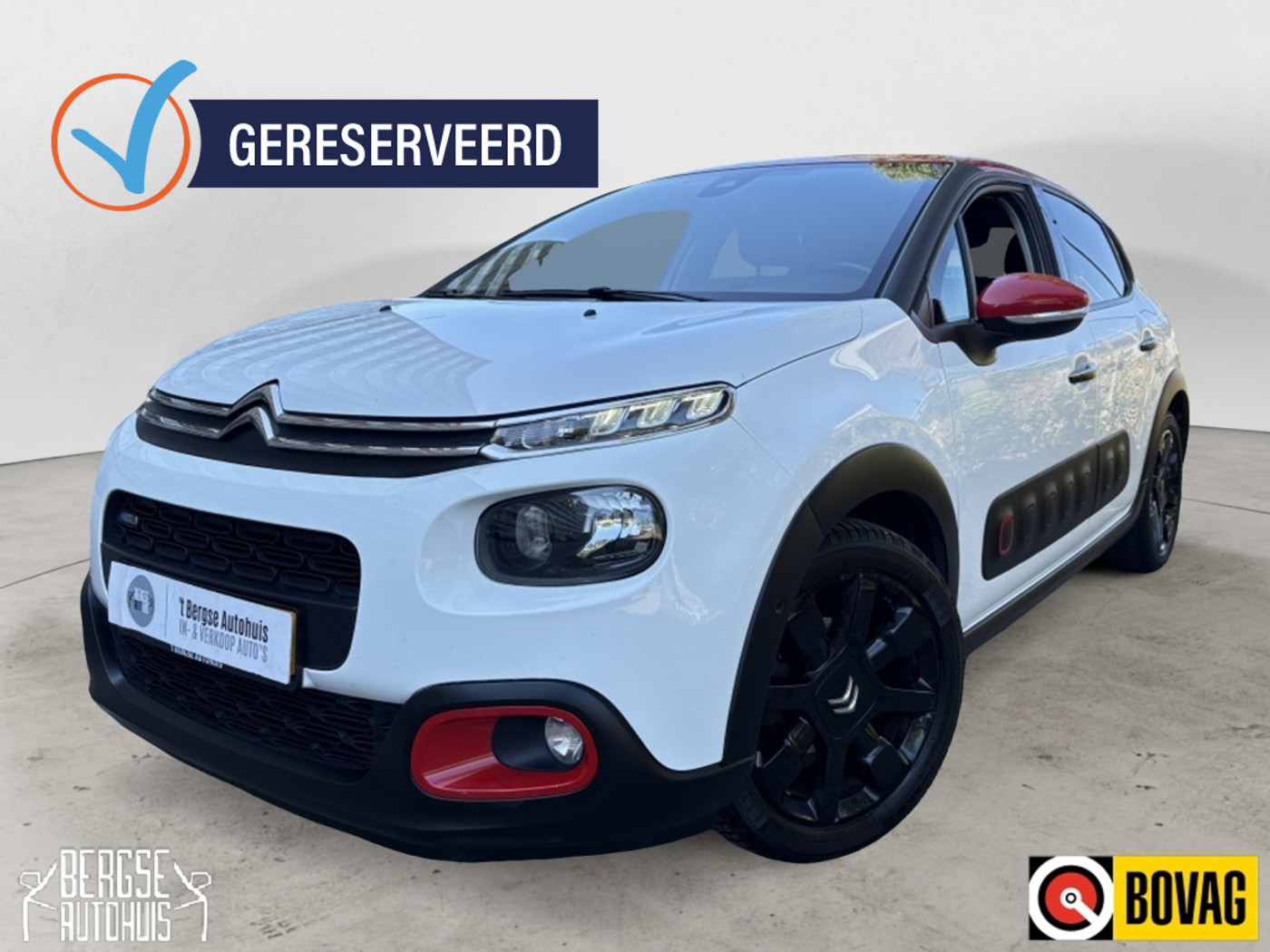 Citroen C3 1.2 PT S&S Shine Cruise Tekhaak Carplay 2017 - voorkant