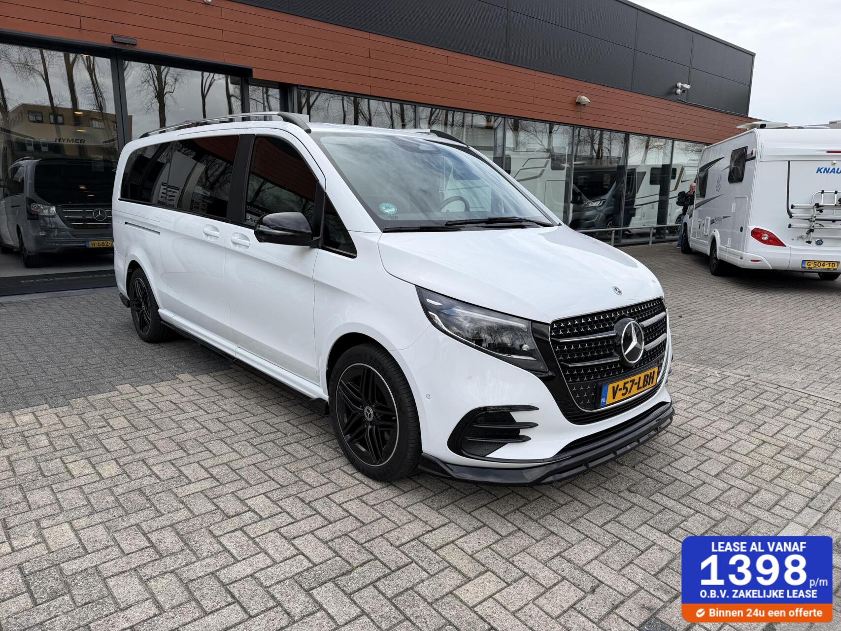 Mercedes-Benz V-klasse 300d 4-MATIC Extra Lang Amg Memory Stoelkoeling en Verwarming 2024 - voorkant