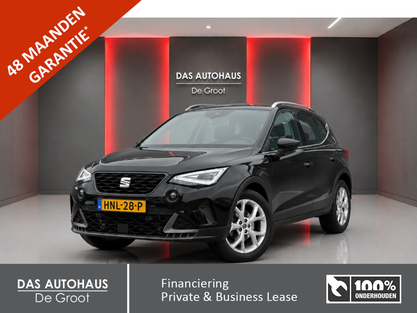 Seat Arona 1.0TSI 110pk DSG FR | ACC | Camera | Trekhaak | Matrix LED 2024 - voorkant