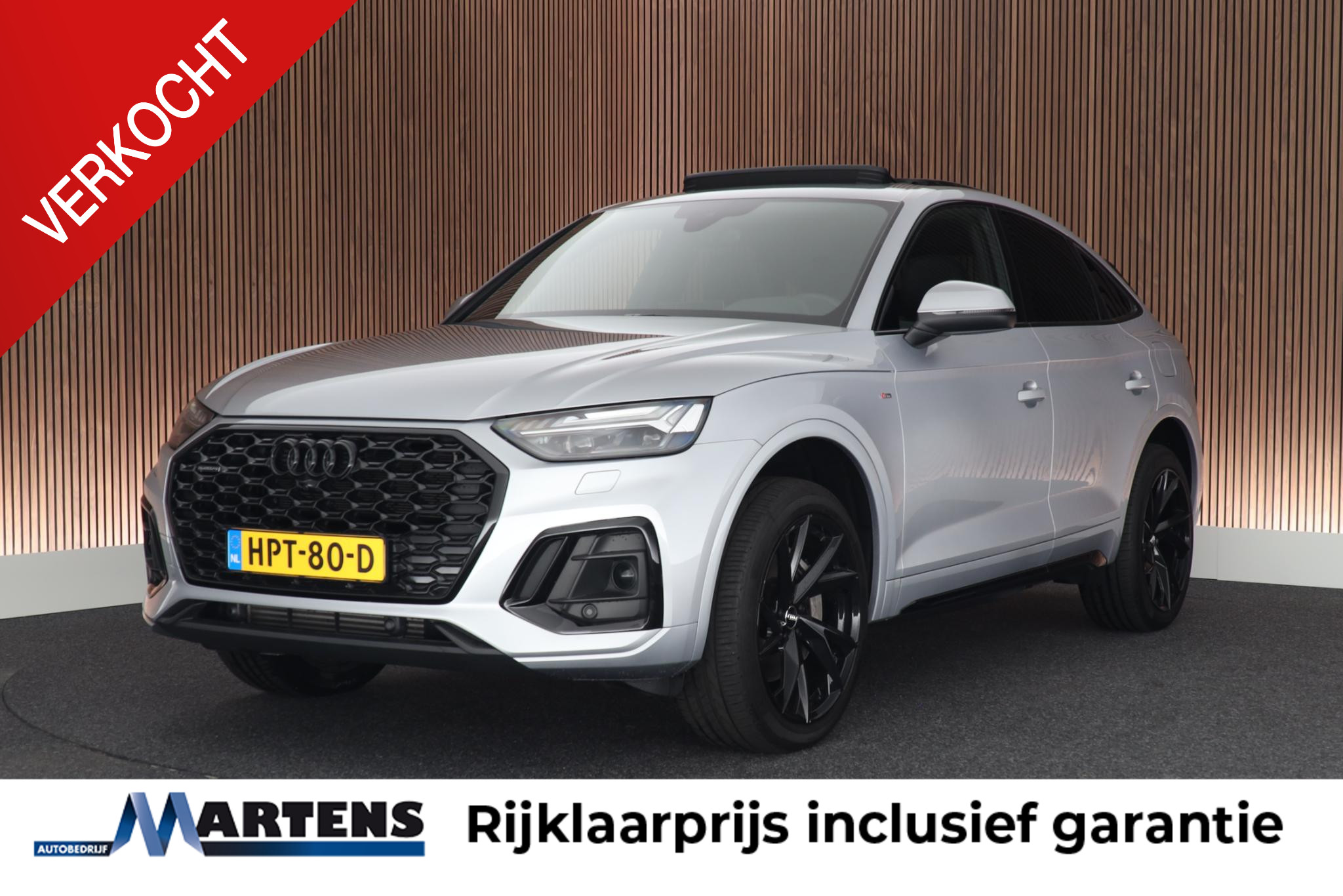Audi Q5 Sportback 50 TFSI E 50 TFSI e 299pk 2x S-Line Black Edition 2024 - voorkant