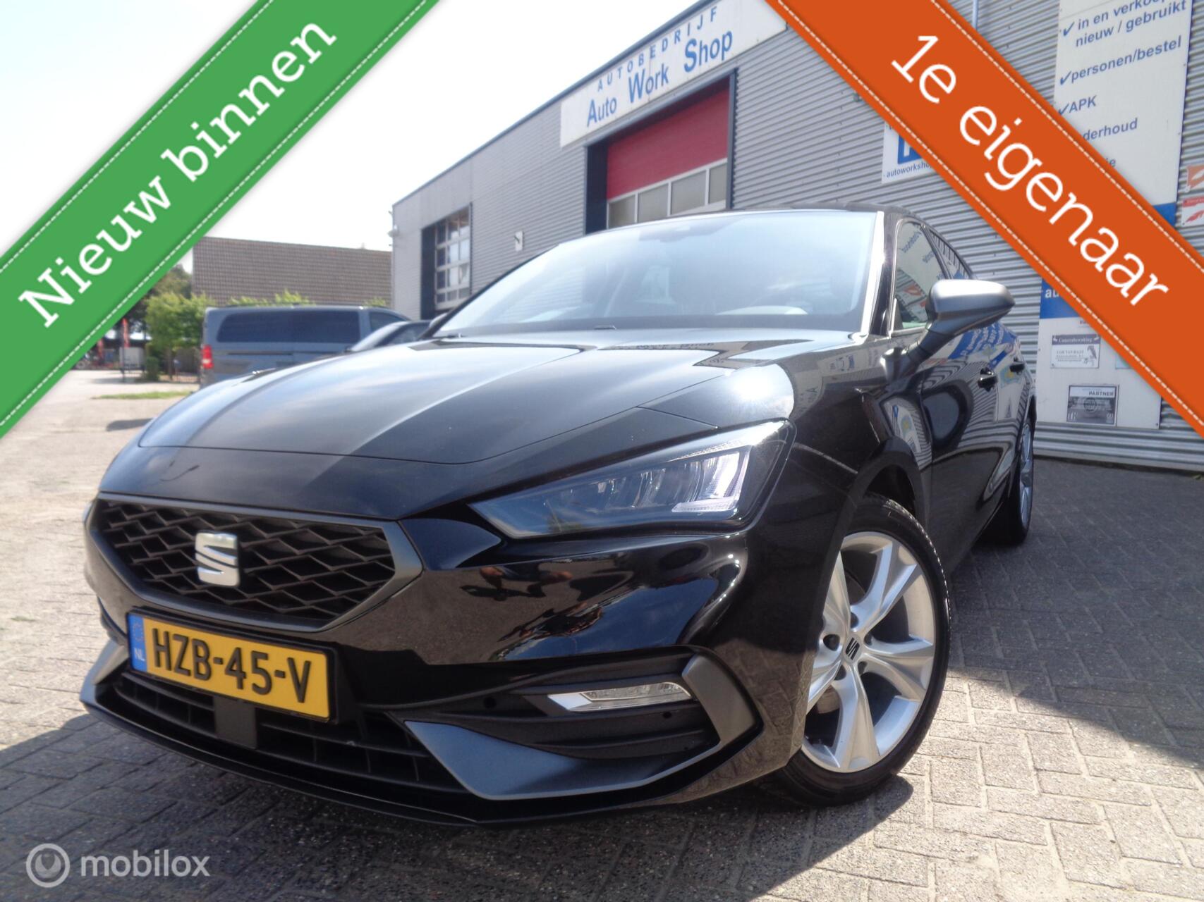 Seat Leon 1.0 TSI FR/Airco/Lm velgen/Carplay/PDC/1 st eig/Slechts 50000km 2021 - voorkant