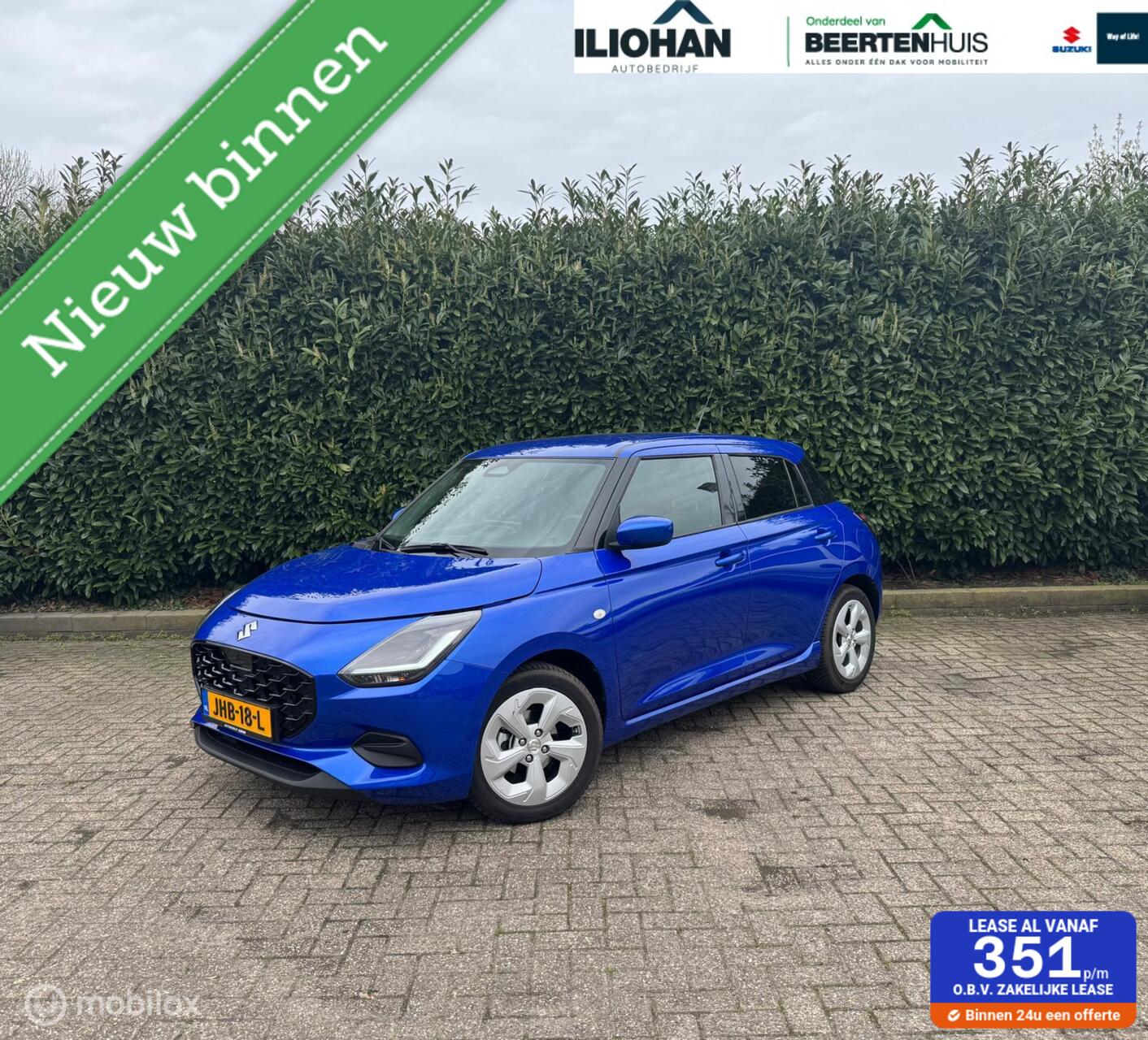 Suzuki Swift 1.2 Select Smart Hybrid Automaat 2025 - voorkant