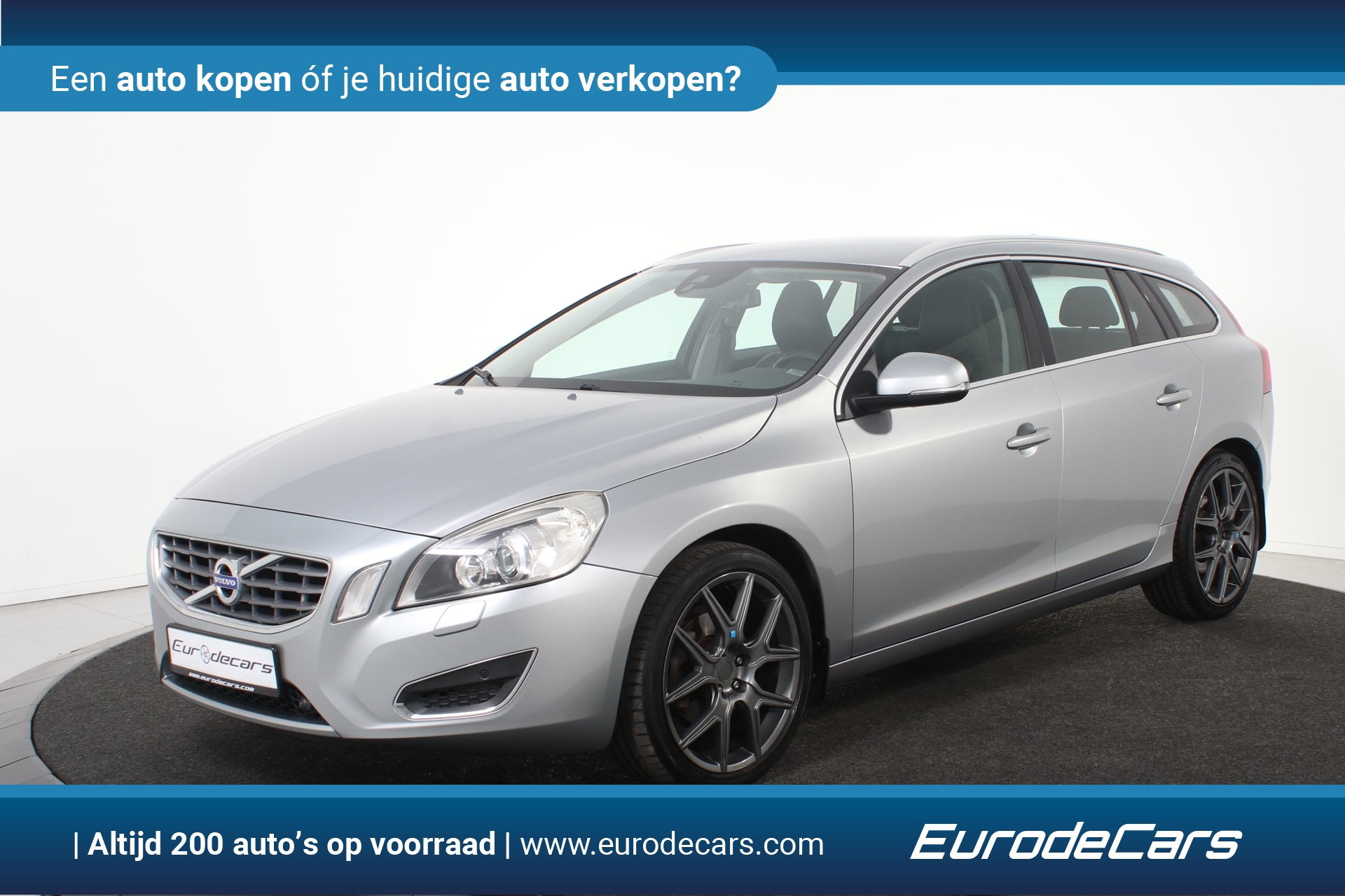 Volvo V60 1.6 T3 Ocean Race *Leer*Navigatie*Trekhaak* 2011 - voorkant