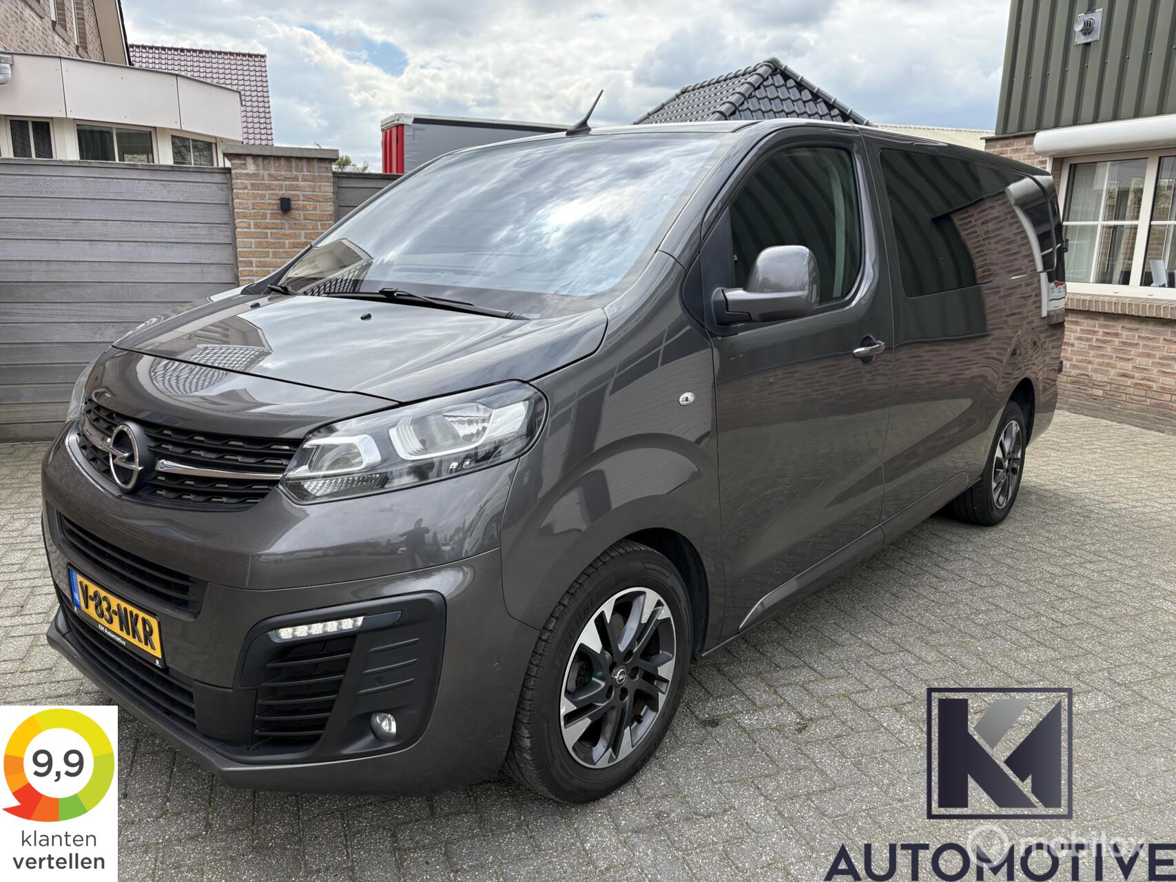 Opel Vivaro 2.0 CDTI L3 180pk|Automaat|Dubbel Cabine|Carplay|HuD|Euro6|ACC 2019 - voorkant