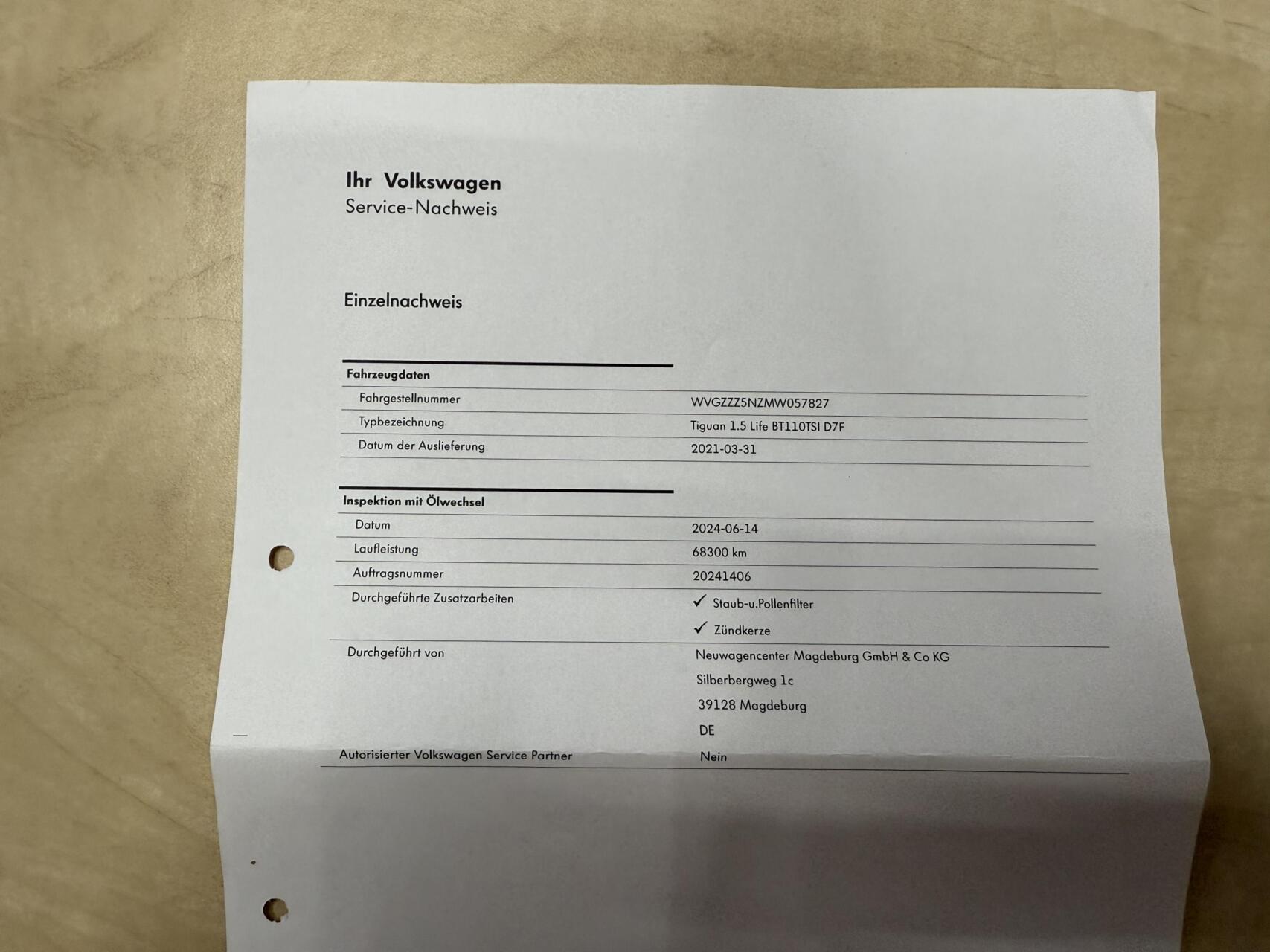 Foto van Volkswagen Tiguan