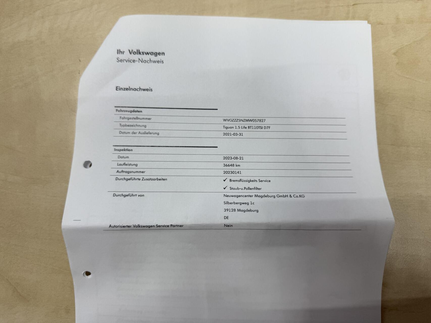 Foto van Volkswagen Tiguan