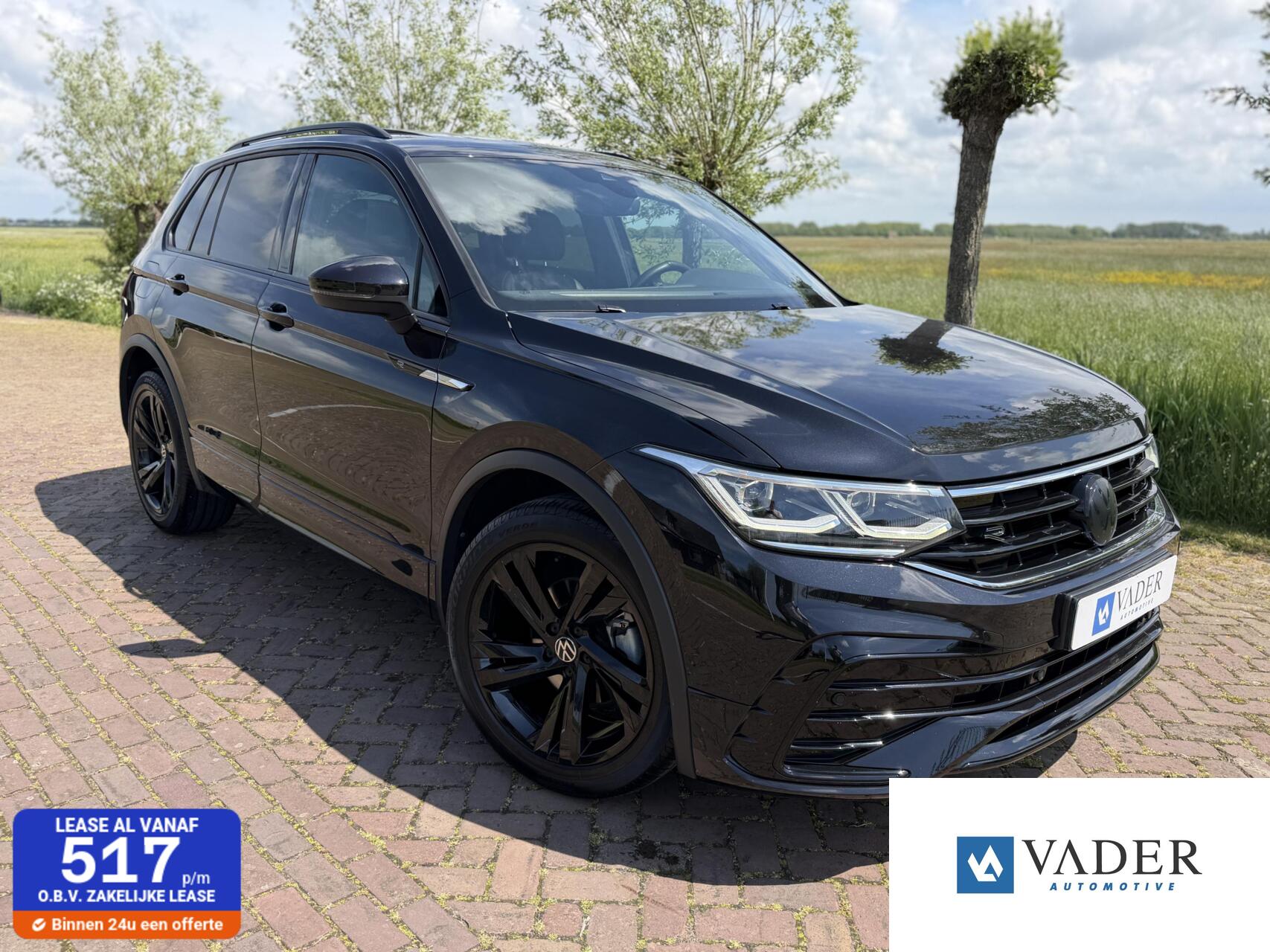 Volkswagen Tiguan 1.5 TSI R-Line Black Style Pano Matrix ACC 2021 - voorkant