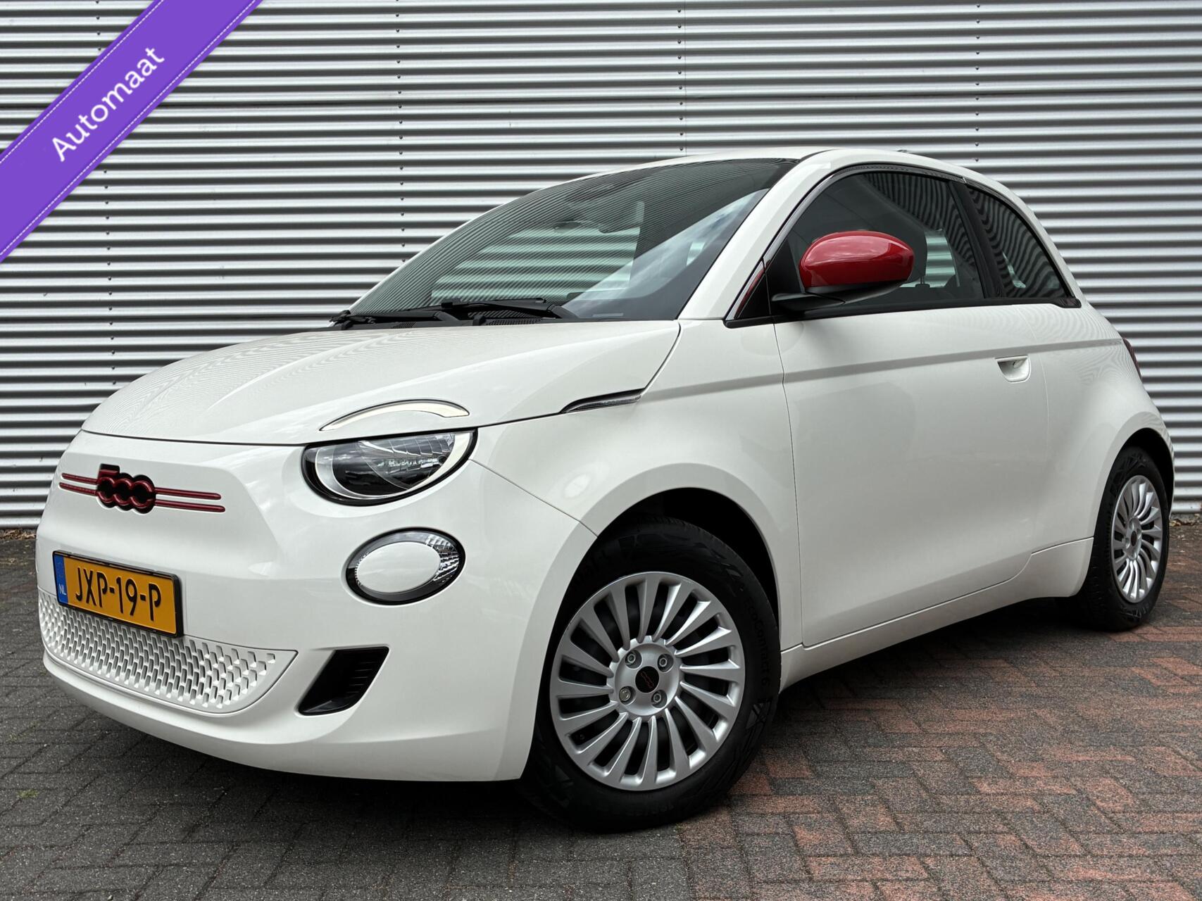 Fiat 500 RED 24 kWh Navi Camera Carplay Led Cruise SOH 100% Eerste Eigenaar Dealer Onderhouden Nieuwstaat 2023 2023 - voorkant