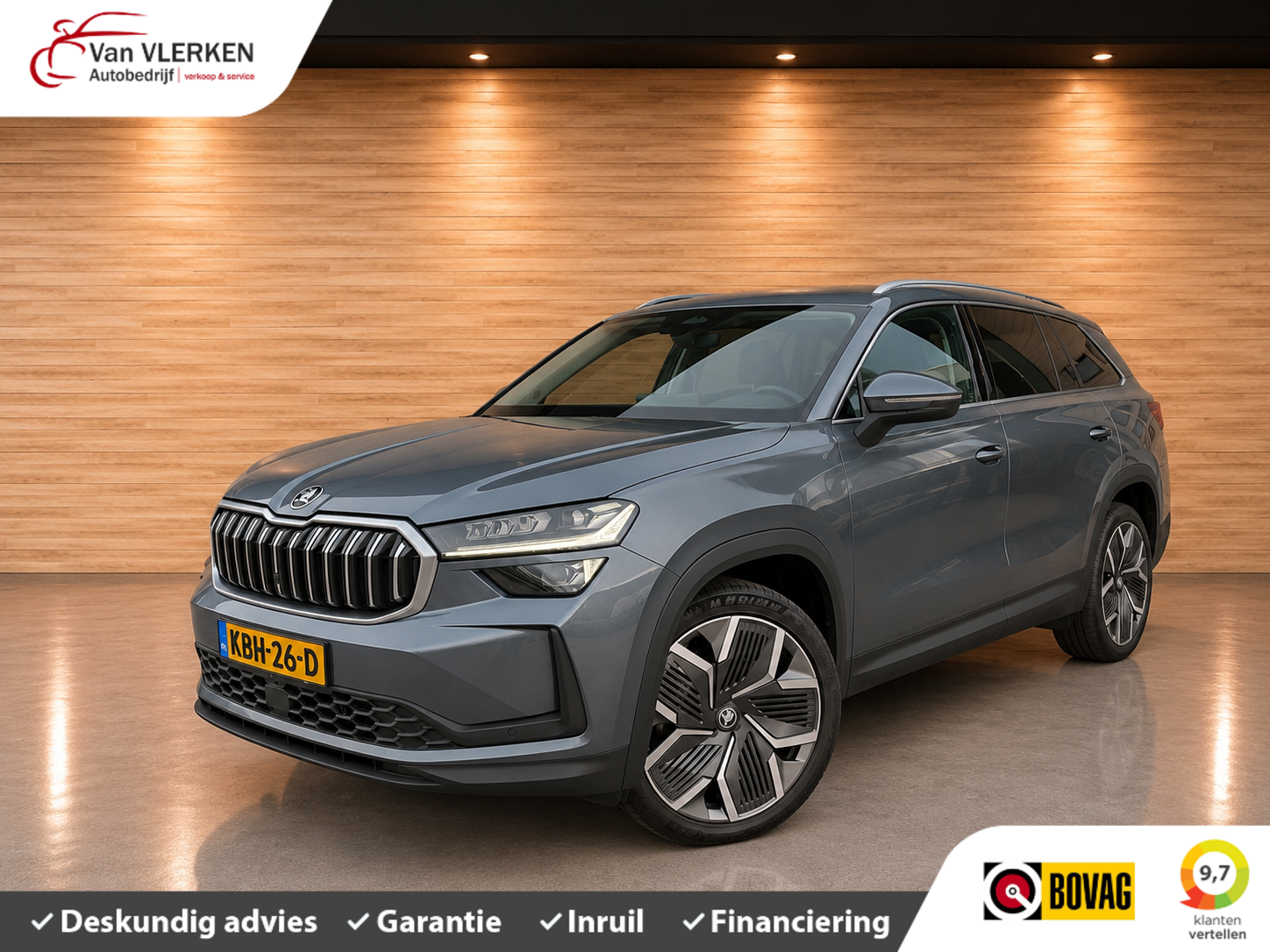 Skoda Kodiaq 1.5 TSI MHEV Business 7p PANORAMADAK 2024 - voorkant
