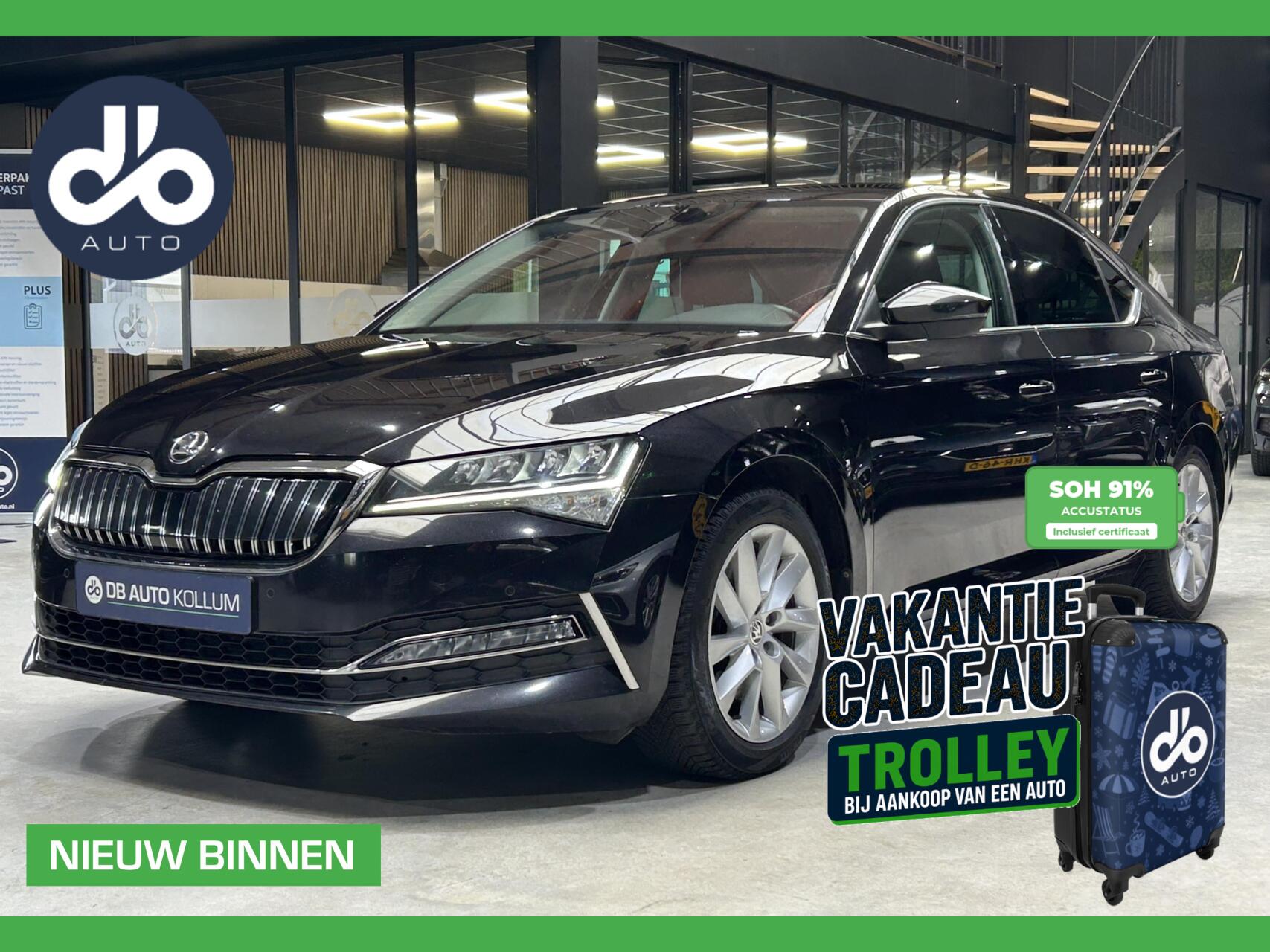 Skoda Superb 1.4 TSI iV Business Edition Plus SOH 91% I DIGI DISPLAY I STOELEN ELEC + MEMORY I CAMERA + PDC V+A I FULL LED | SOH 91% 2020 - voorkant