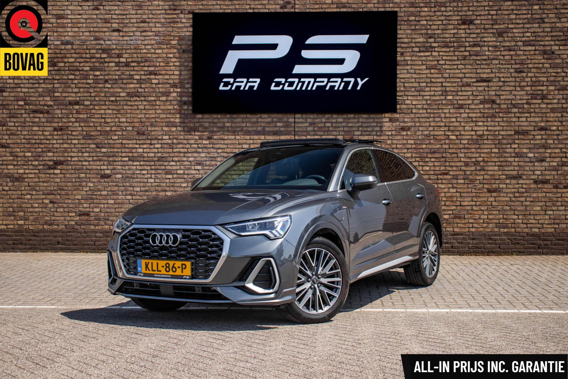 Audi Q3 Sportback E-tron 45 TFSI e S-Line, Pano, Leder, Ambient, Carplay 2023 - voorkant
