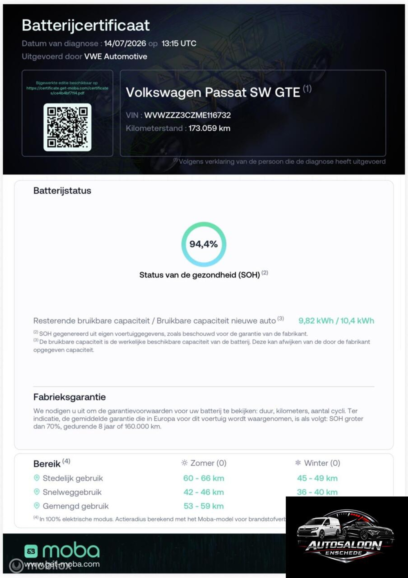 Foto van Volkswagen Passat