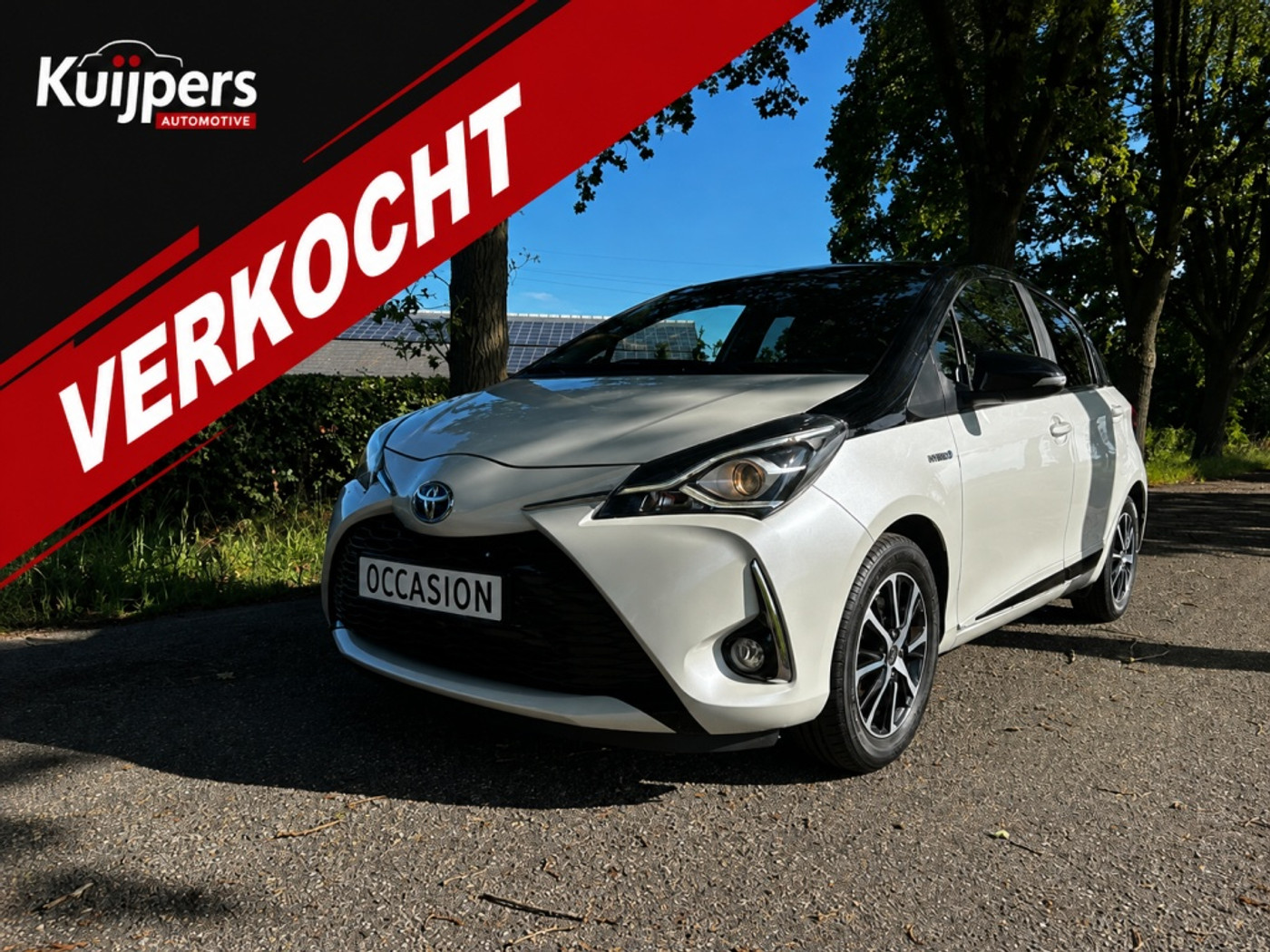 Toyota Toyota Yaris Hybrid 1.5 Hyb. Des. Red 2018 - voorkant
