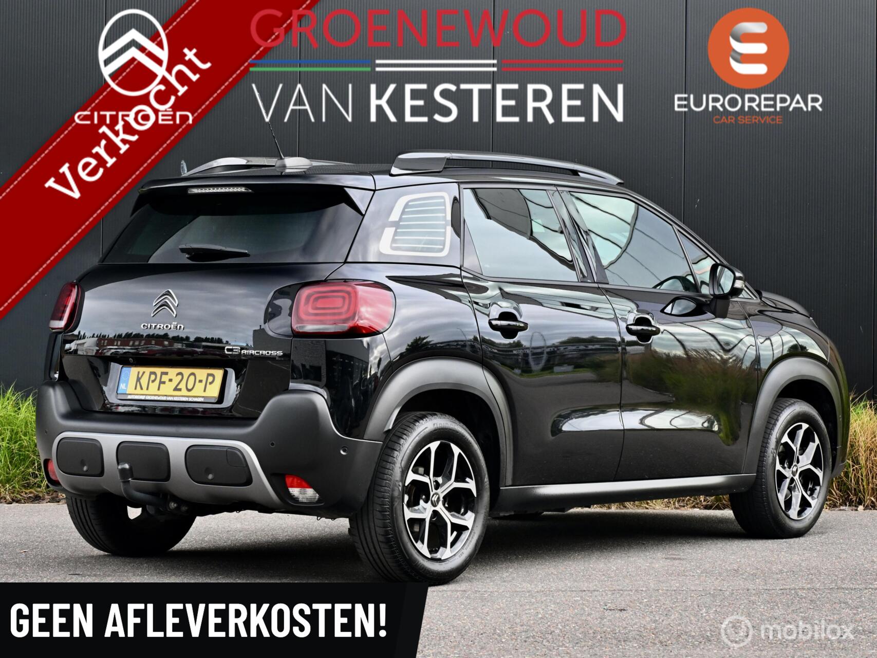 Citroen C3 Aircross 130pk Shine I Automaat I Leder I Trekhaa 2022 - voorkant