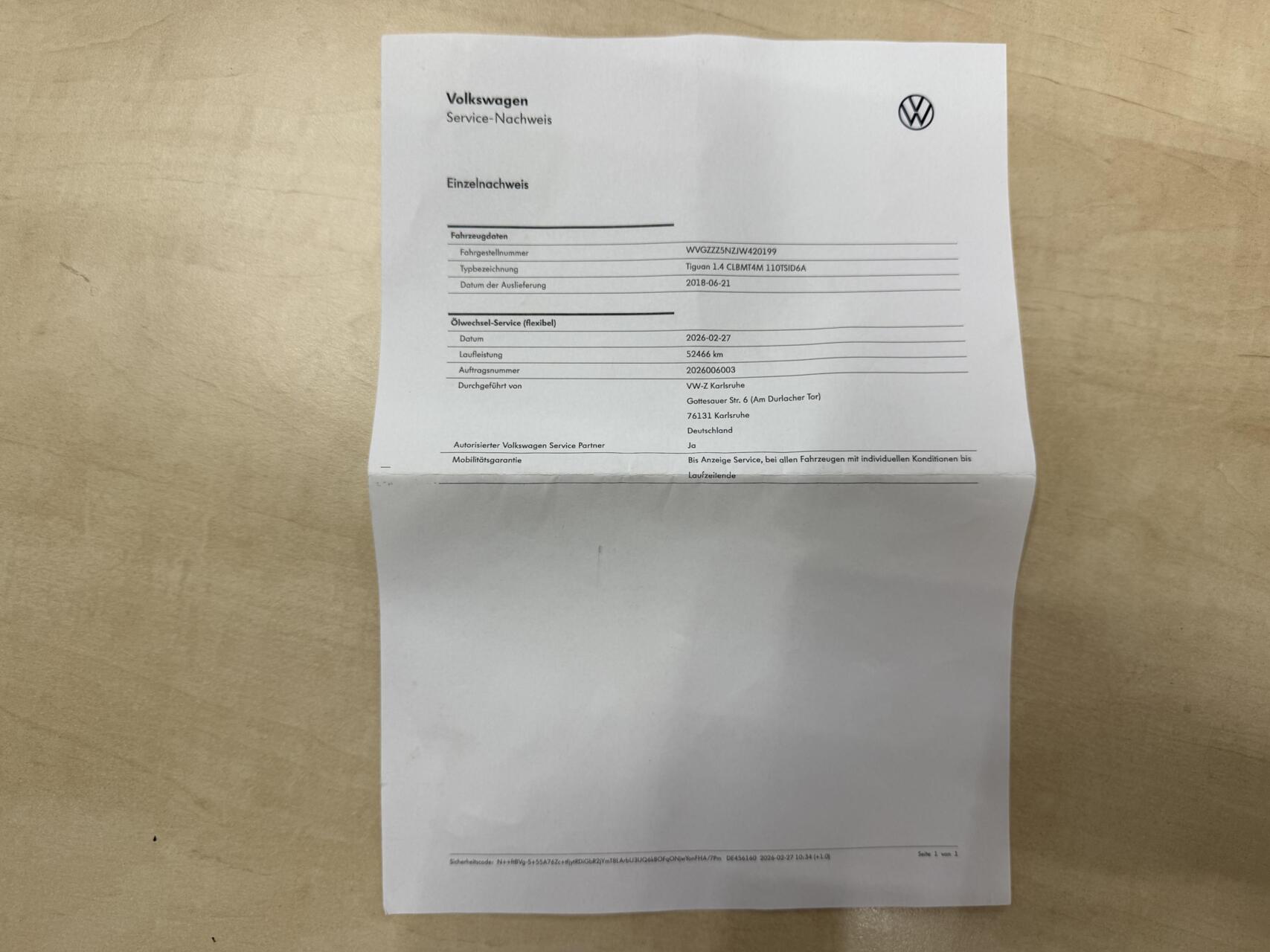 Foto van Volkswagen Tiguan