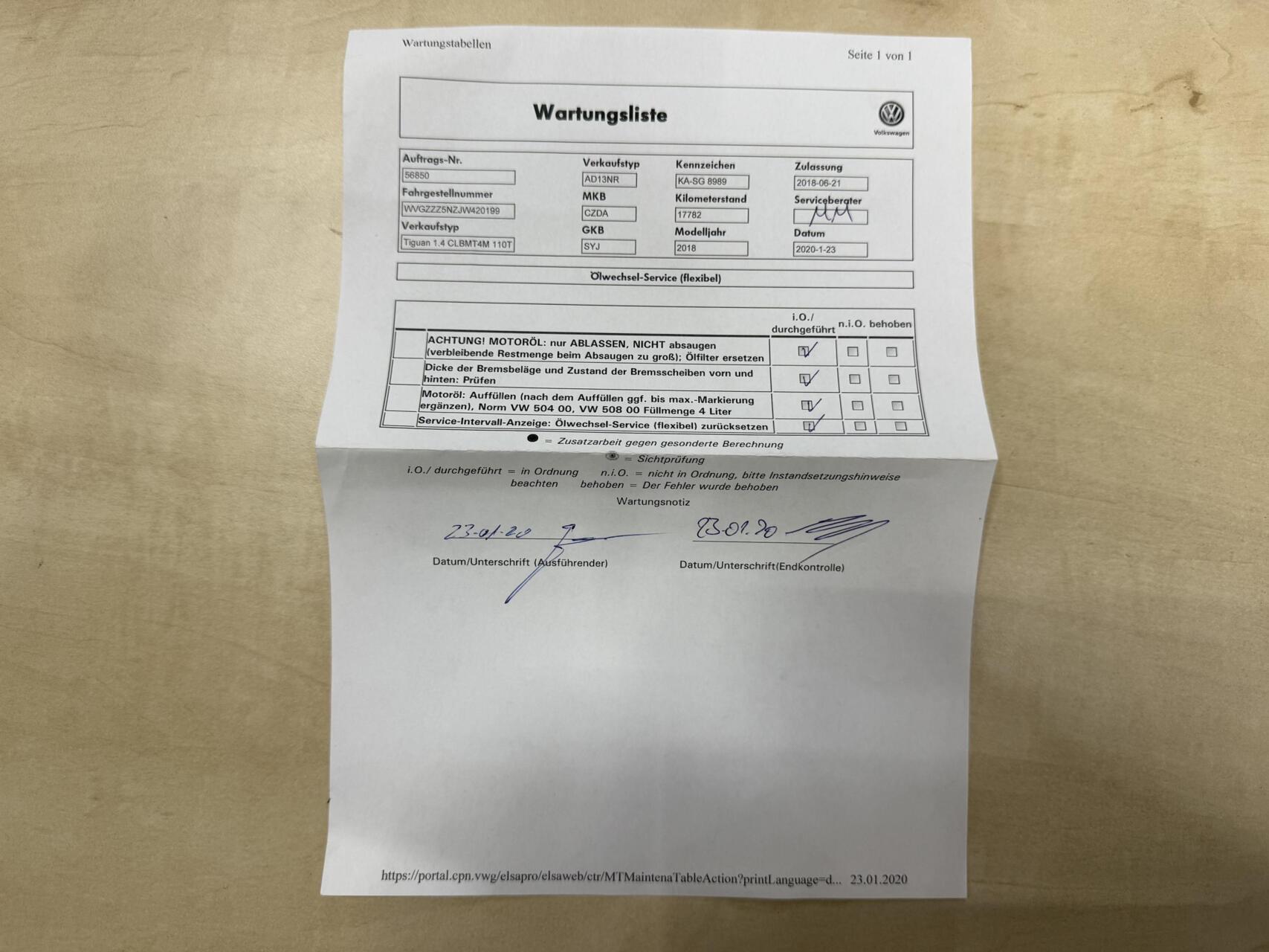 Foto van Volkswagen Tiguan