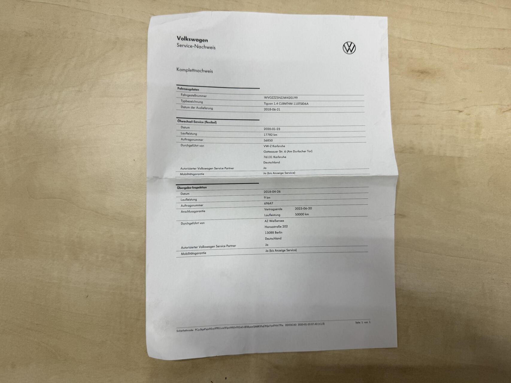 Foto van Volkswagen Tiguan