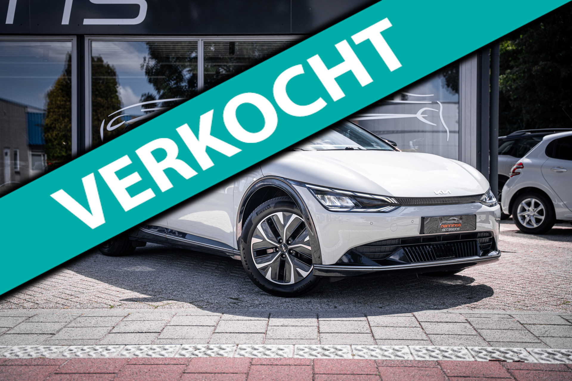 Kia Ev6 Edition 77.4 kWh|Fabrieksgarantie|Stoel/Stuurverwarming|LED|Camera| 2022 - voorkant