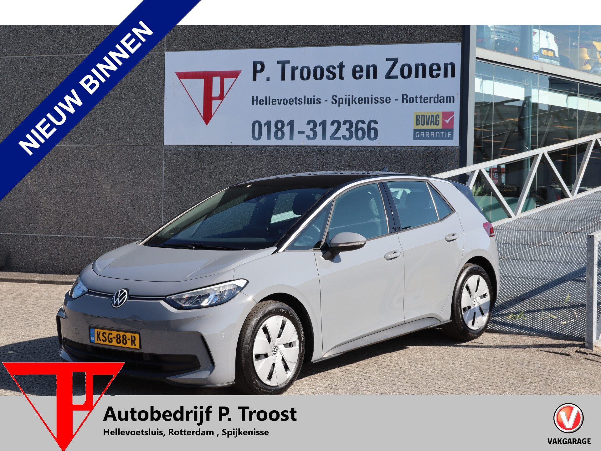 Volkswagen Id.3 Pro 150 KW Pro 59 kWh Apple carplay/Cruise control/Parkeersensoren 2024 - voorkant