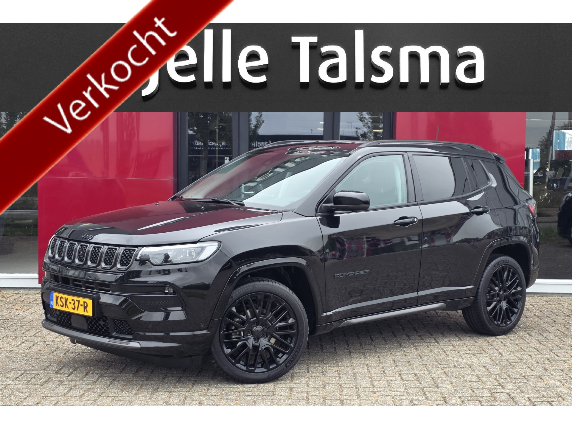 Jeep Compass 1.5T e-Hybrid S Lederen bekleding | Apple/Android Carplay 2024 - voorkant