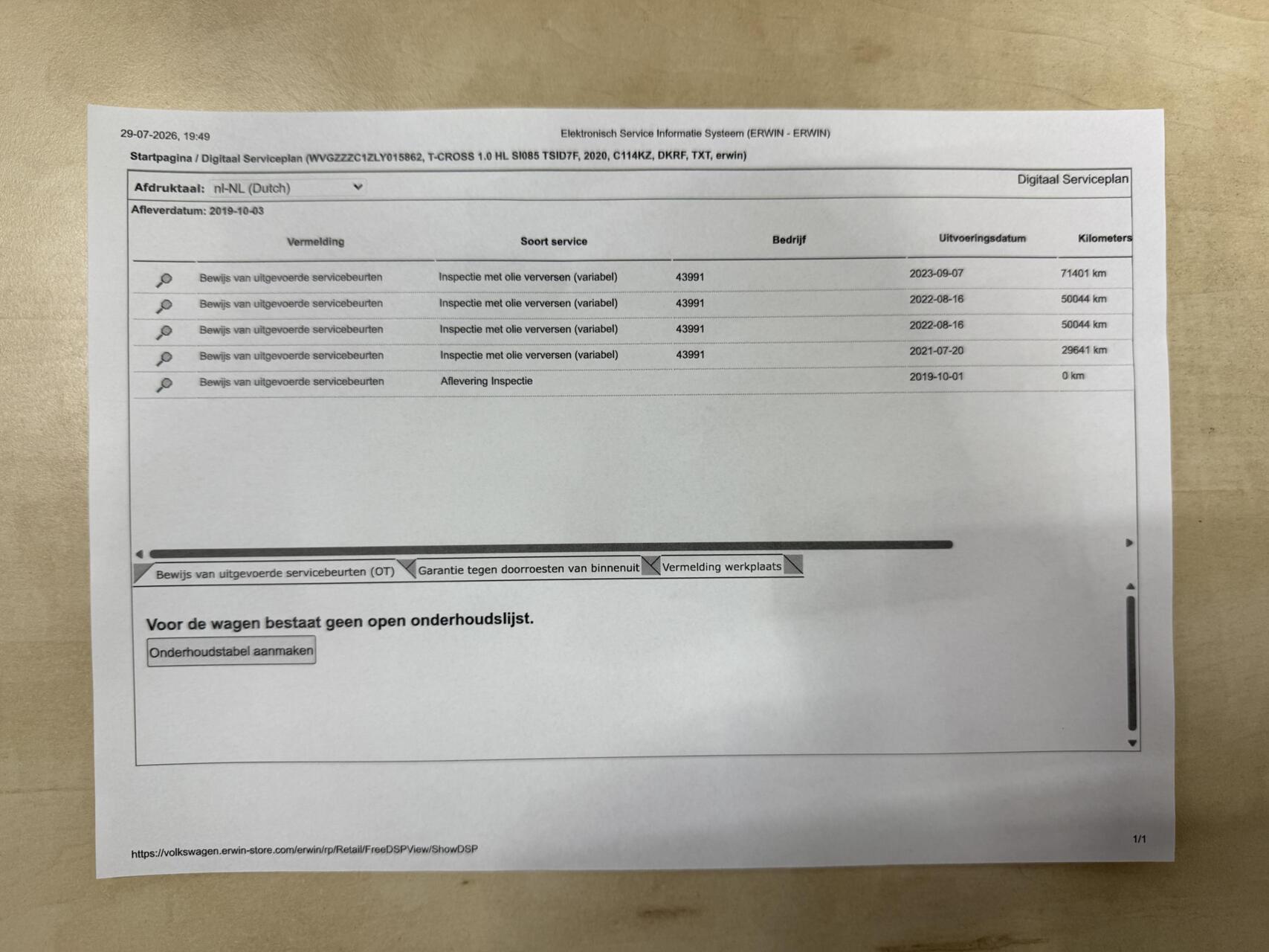 Foto van Volkswagen T-cross