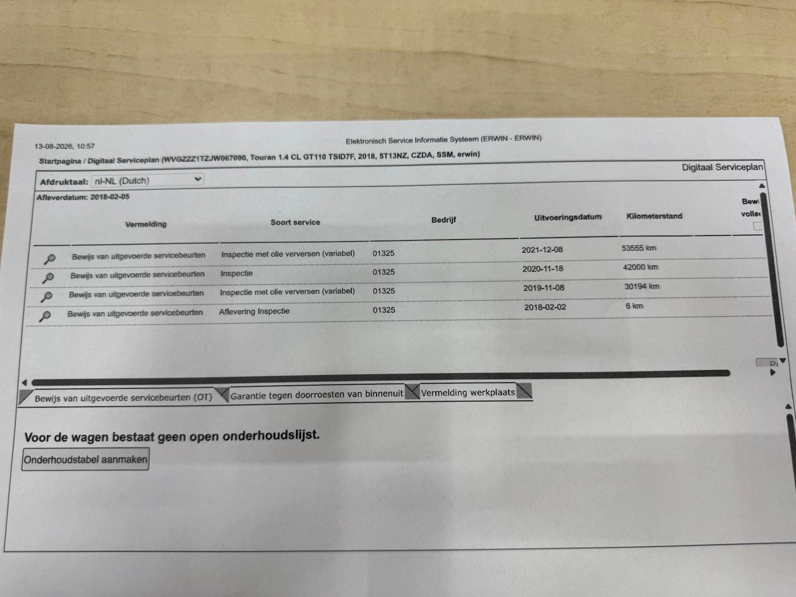 Foto van Volkswagen Touran