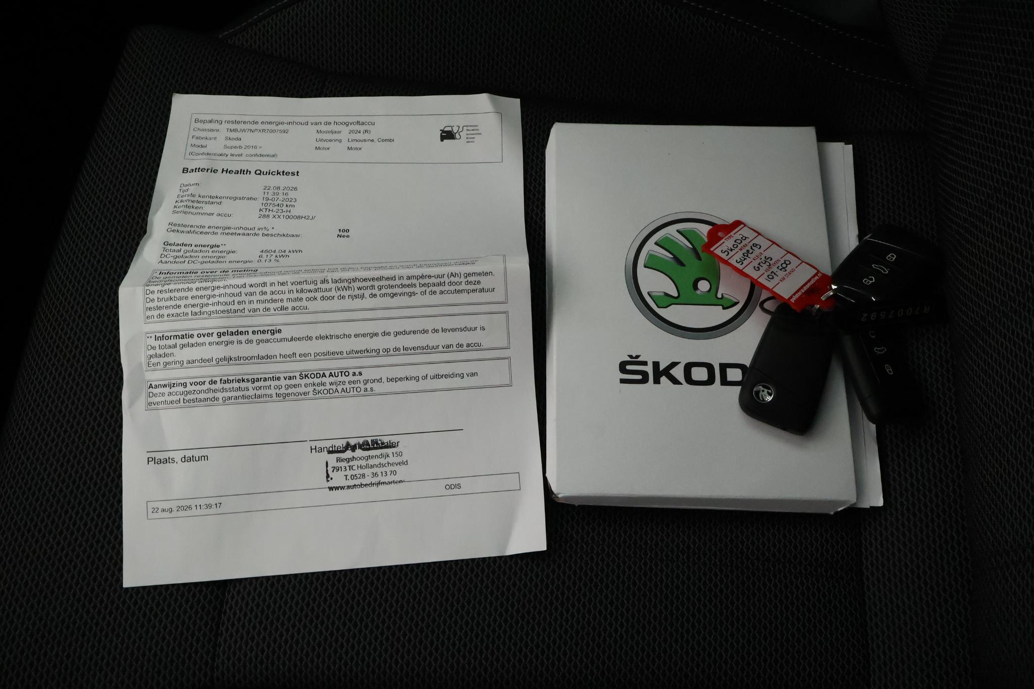 Foto van Skoda Superb