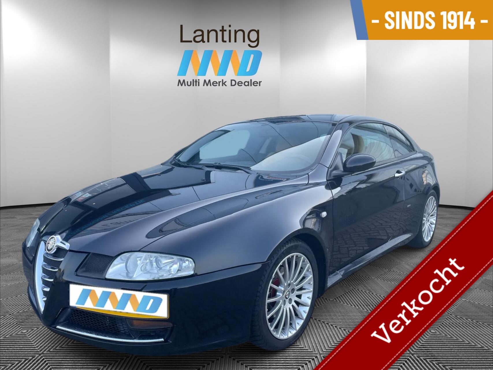 Alfa Romeo Alfa Romeo GT 1.8 T.Spark Imola beige leer 2007 - voorkant